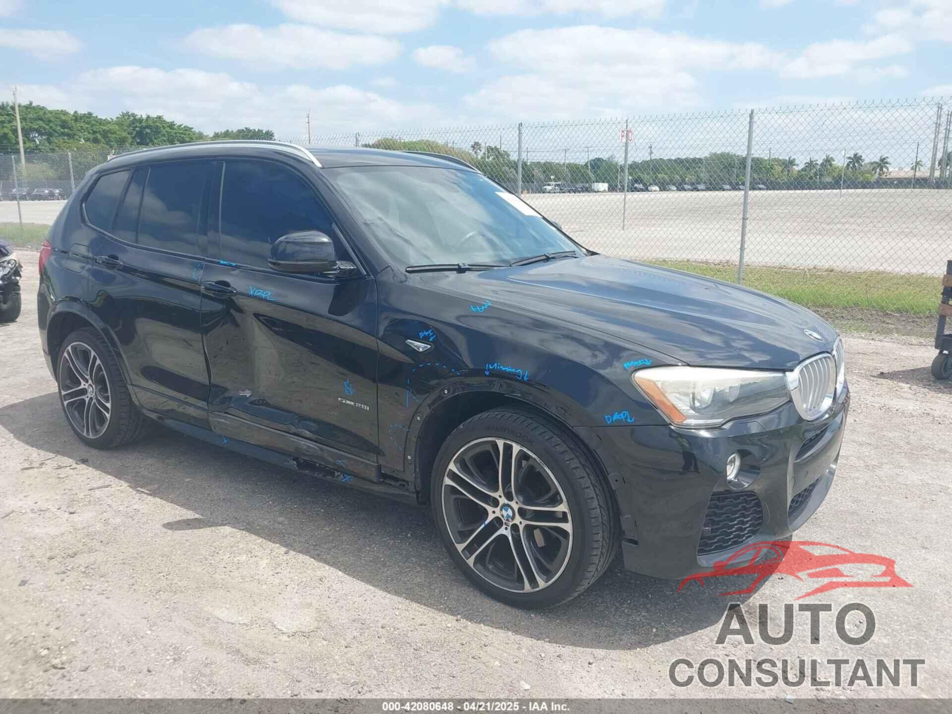 BMW X3 2017 - 5UXWZ7C52H0U46905