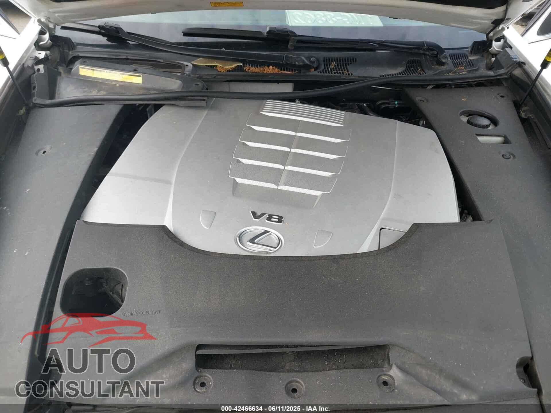 LEXUS LS 2012 - JTHGL5EF3C5045004