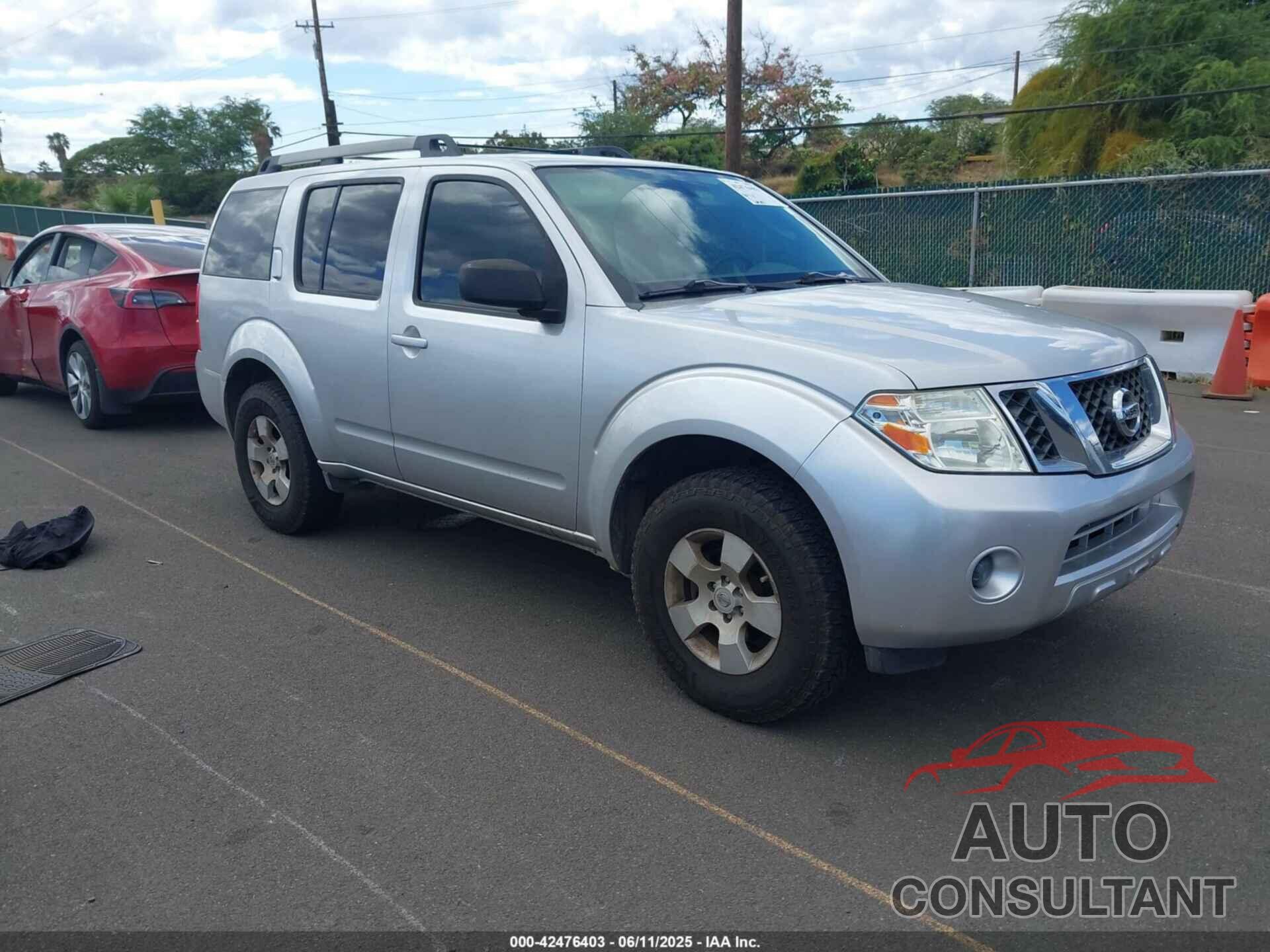 NISSAN PATHFINDER 2012 - 5N1AR1NN9CC622356