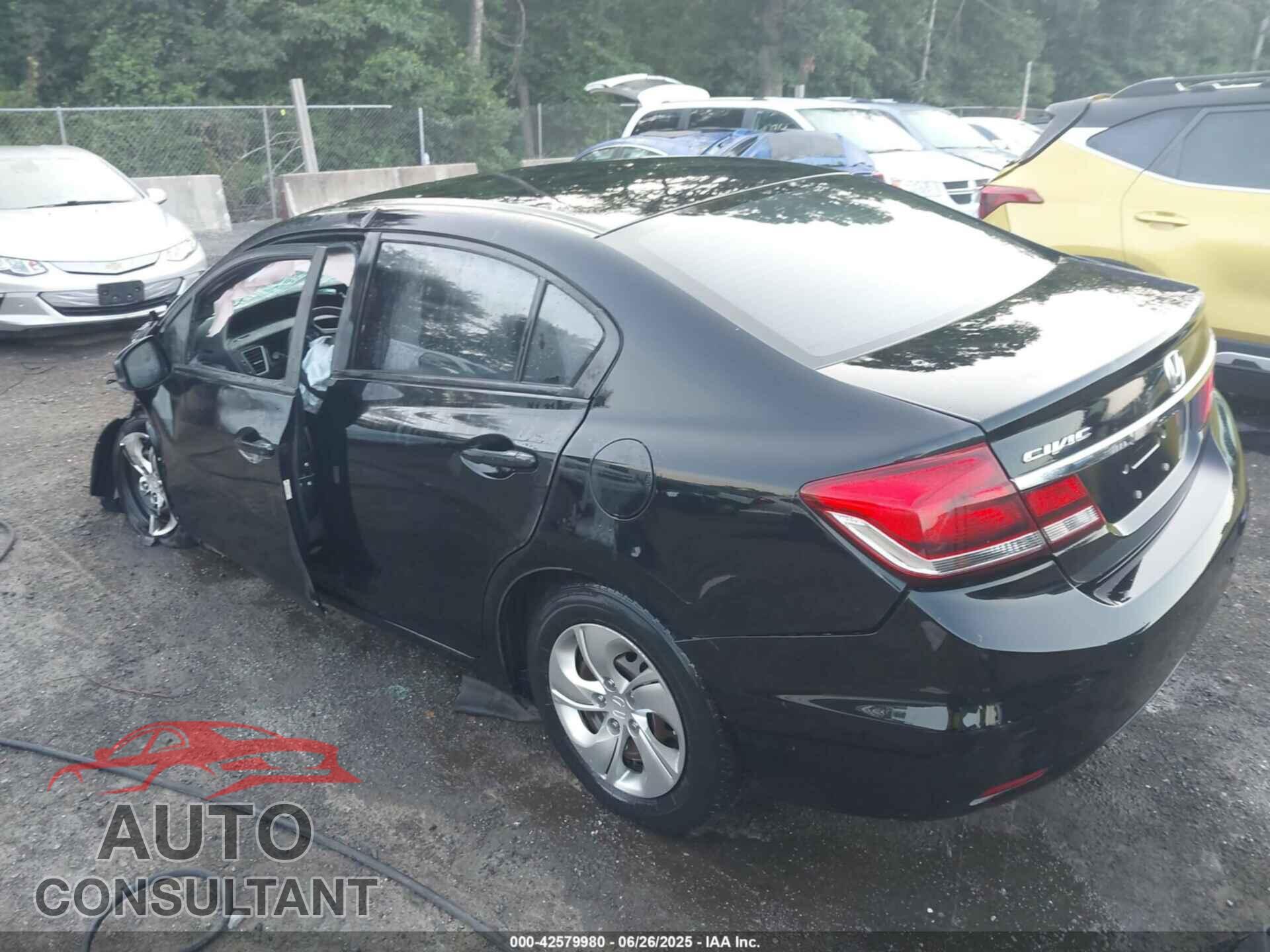 HONDA CIVIC 2013 - 19XFB2F52DE209191