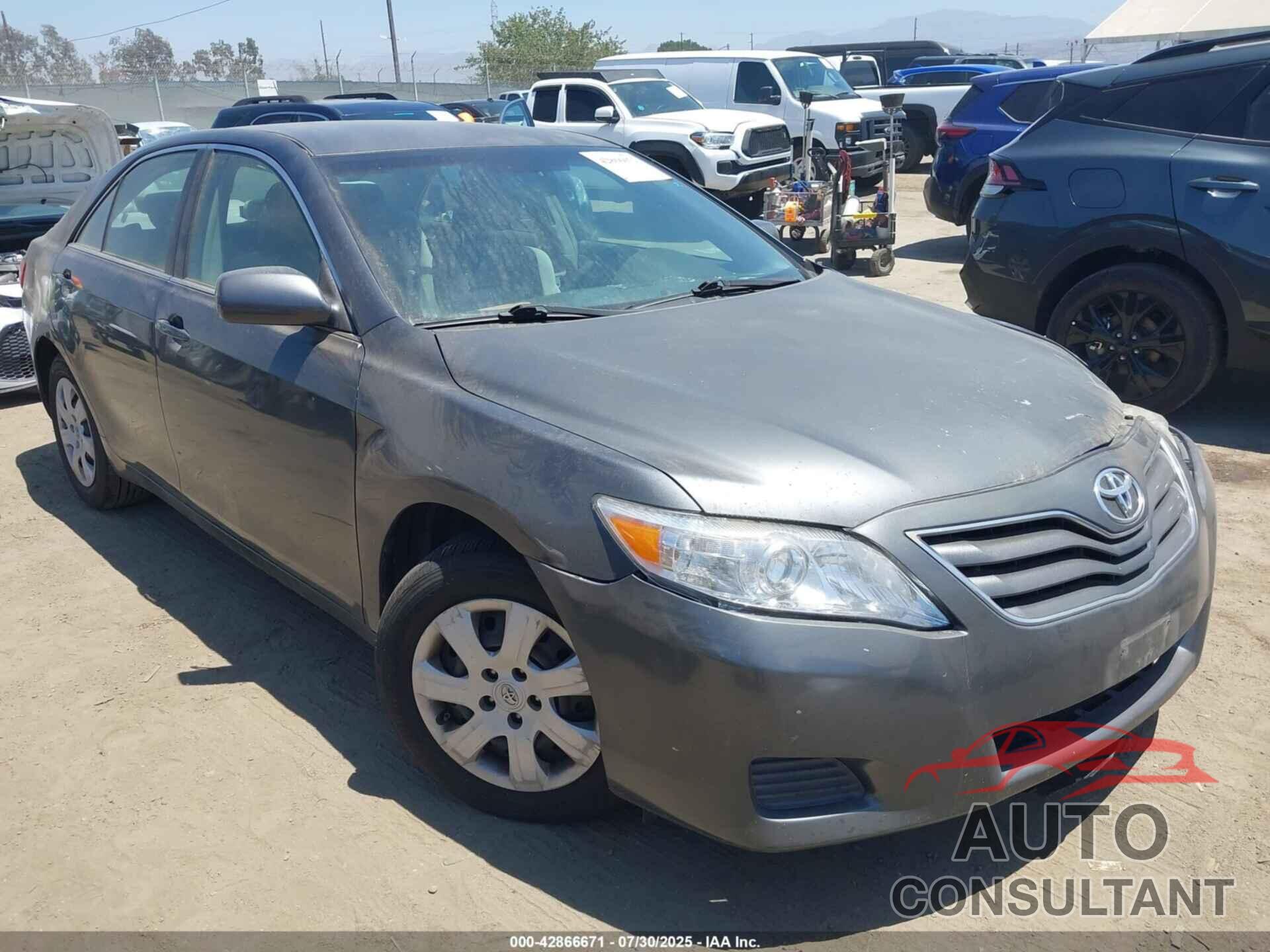 TOYOTA CAMRY 2010 - 4T1BF3EK3AU089720