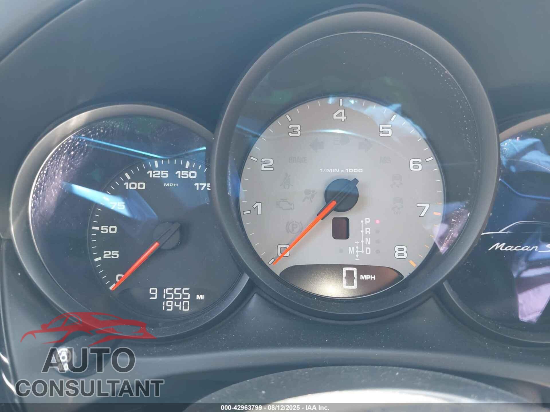 PORSCHE MACAN 2015 - WP1AB2A51FLB70068