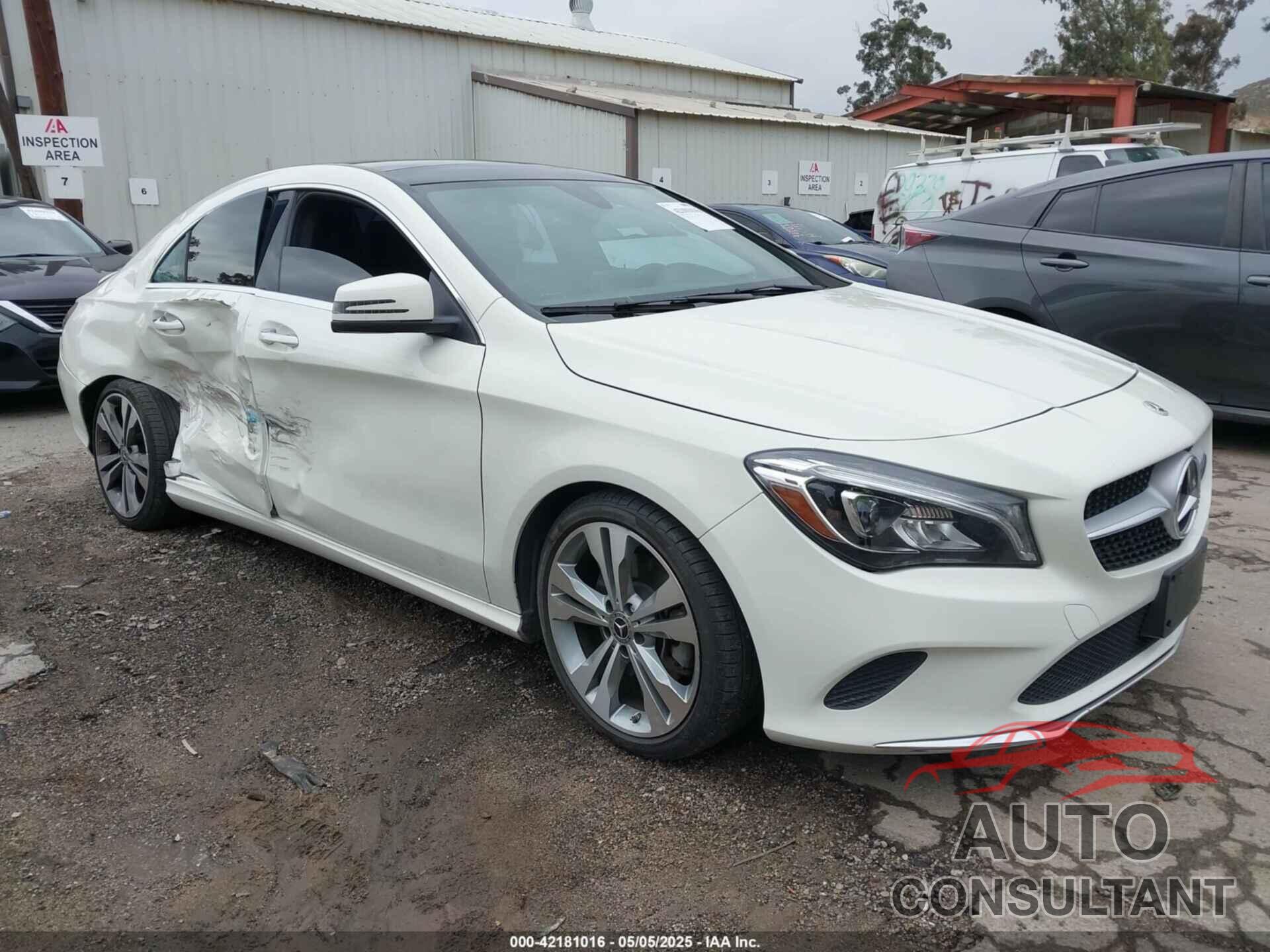 MERCEDES-BENZ CLA 250 2018 - WDDSJ4GB4JN589309