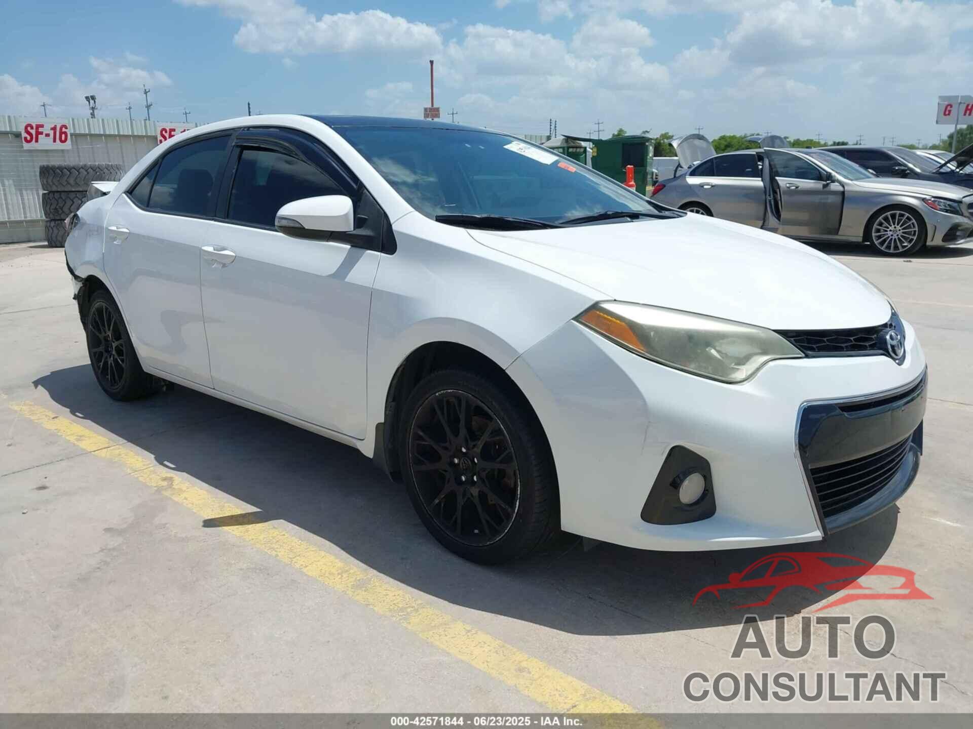 TOYOTA COROLLA 2016 - 2T1BURHE4GC490024