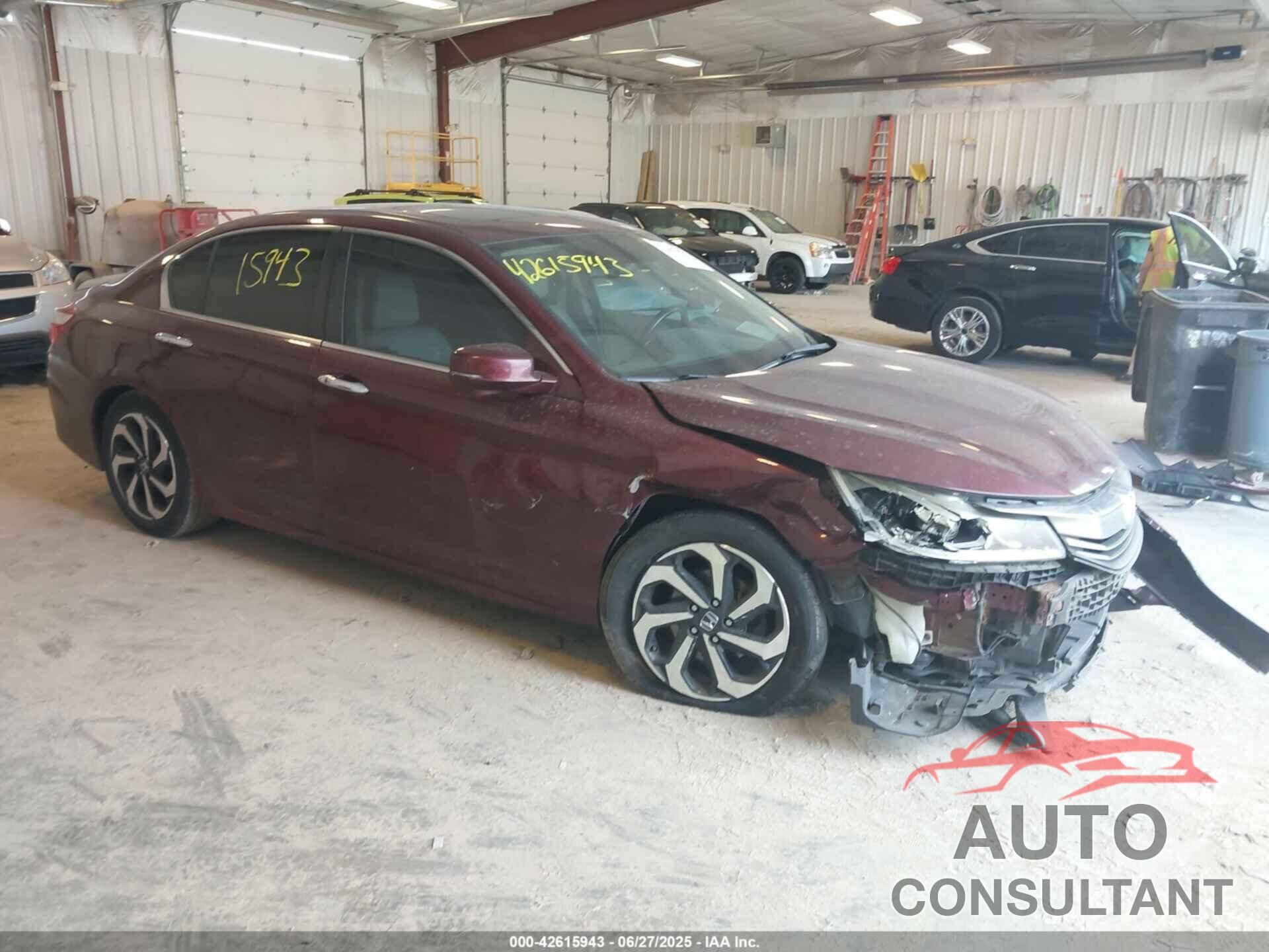 HONDA ACCORD 2016 - 1HGCR2F97GA190485