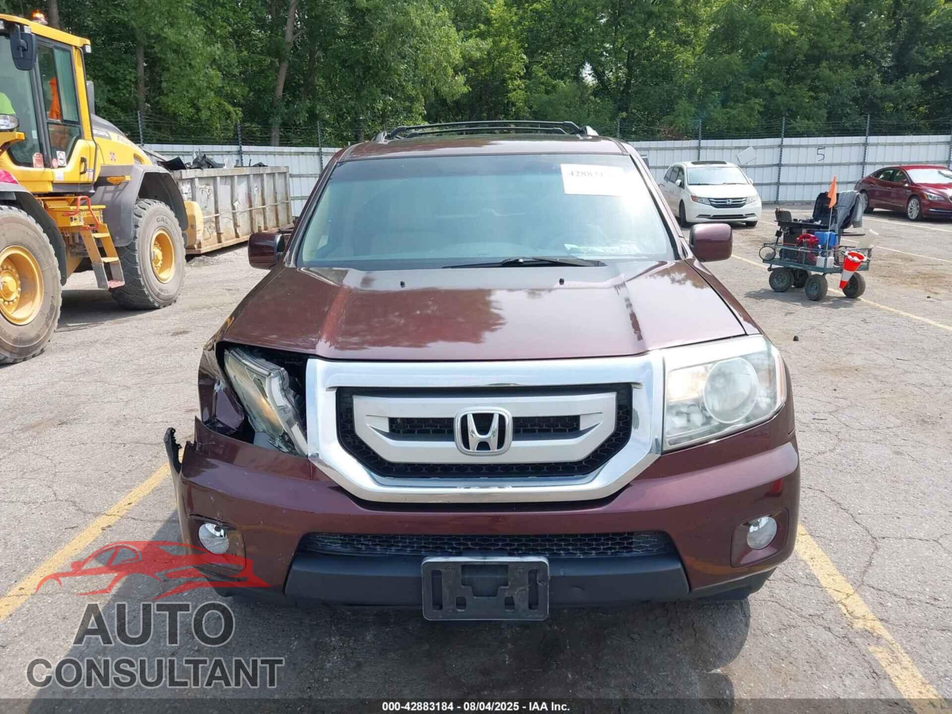 HONDA PILOT 2011 - 5FNYF4H5XBB033455
