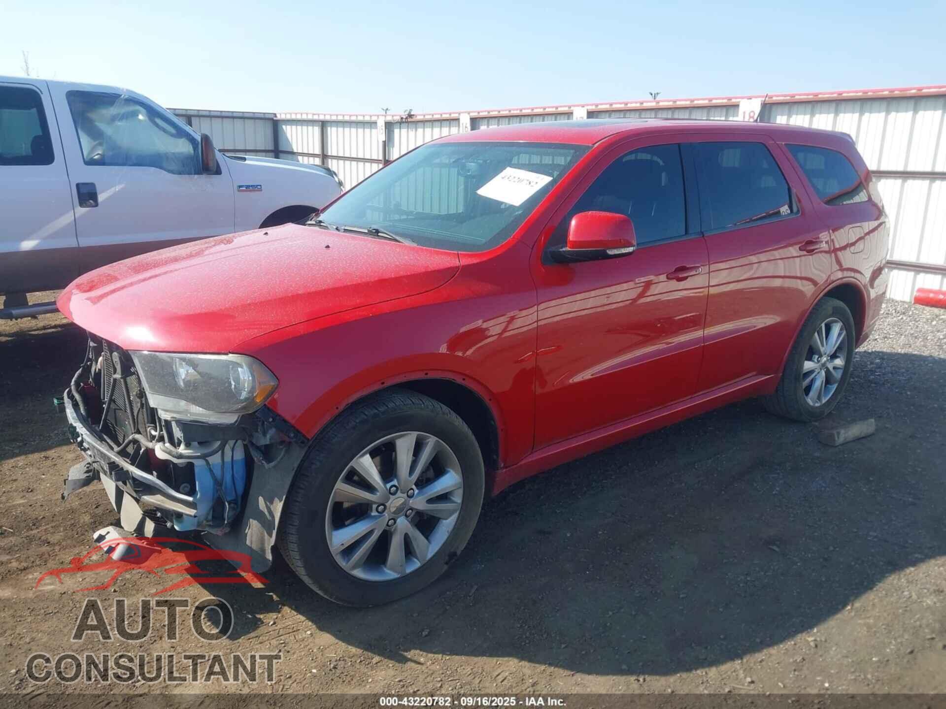 DODGE DURANGO 2012 - 1C4SDJCT2CC116554