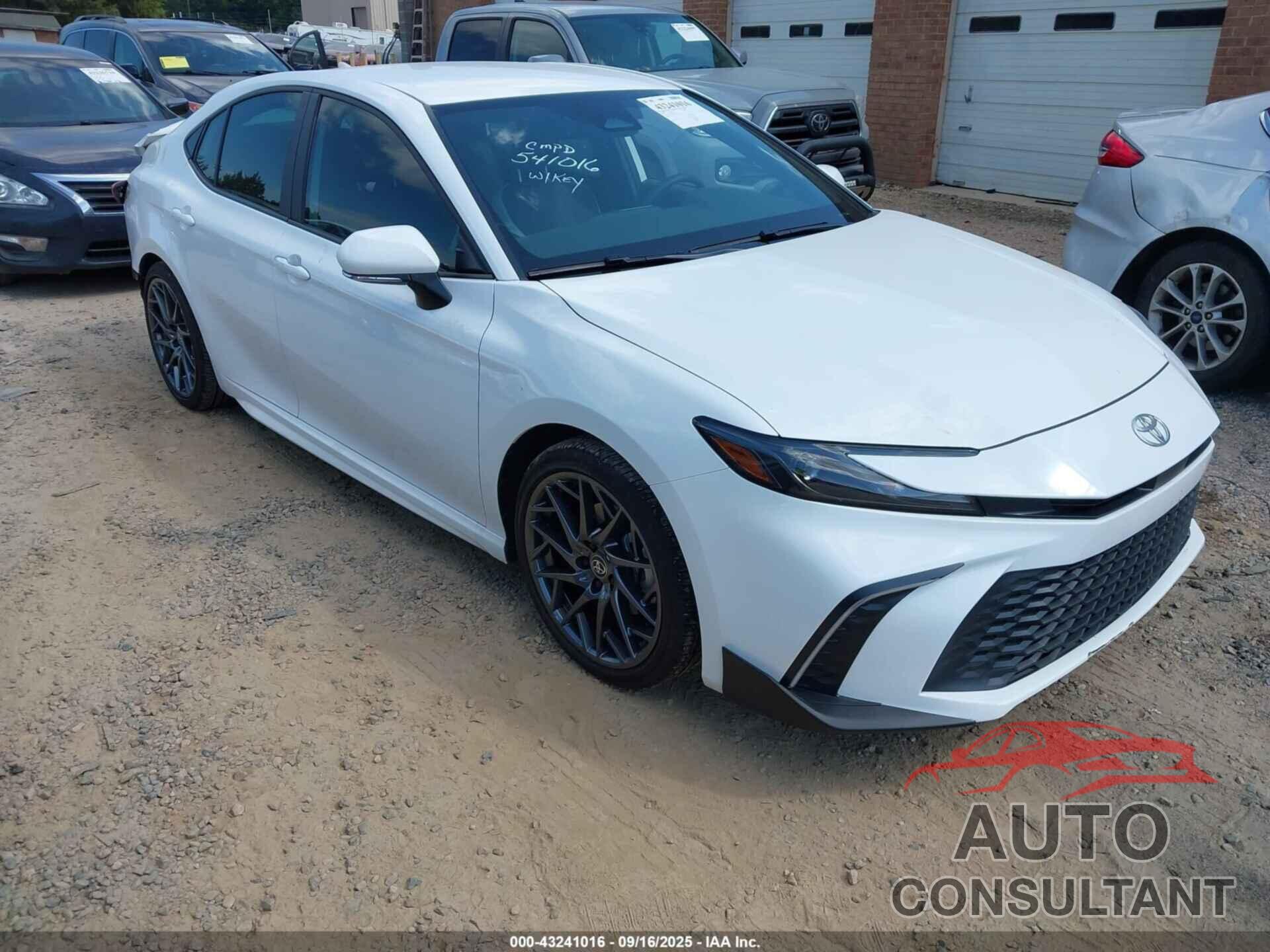 TOYOTA CAMRY 2025 - 4T1DAACKXSU541016
