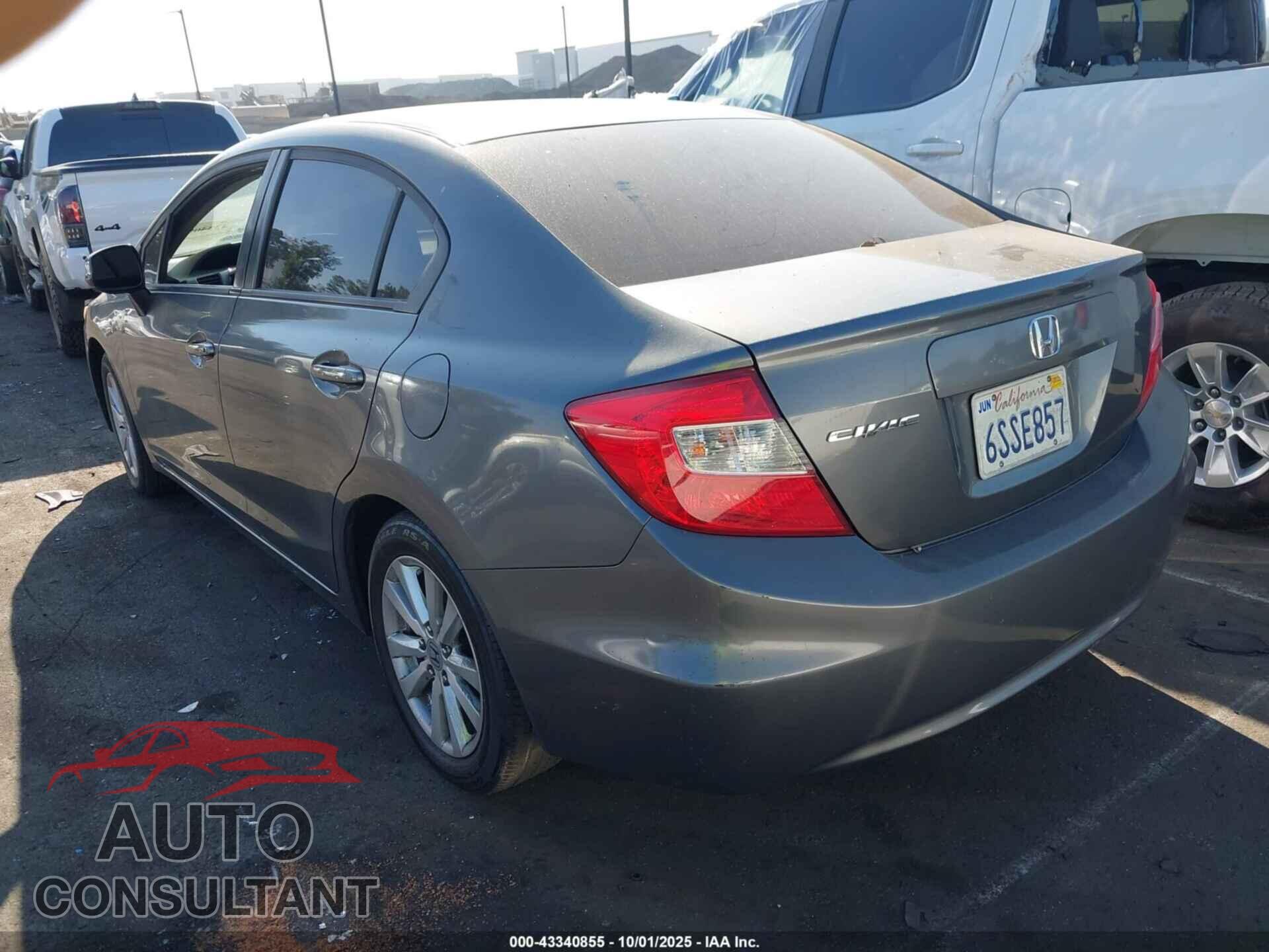 HONDA CIVIC 2012 - 19XFB2F5XCE302989