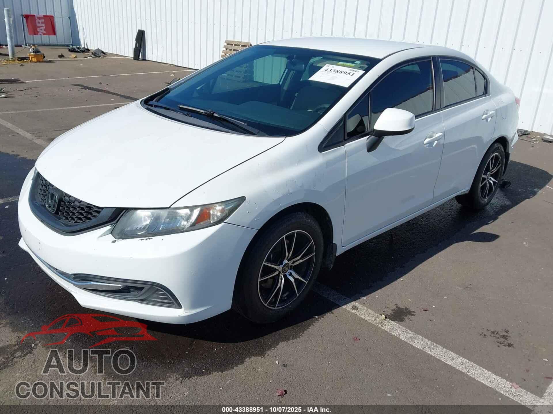HONDA CIVIC 2013 - 19XFB2F54DE237767