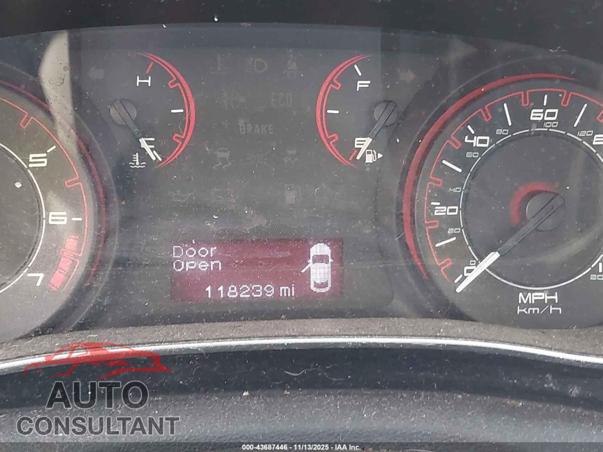 DODGE DART 2013 - 1C3CDFBA4DD123393