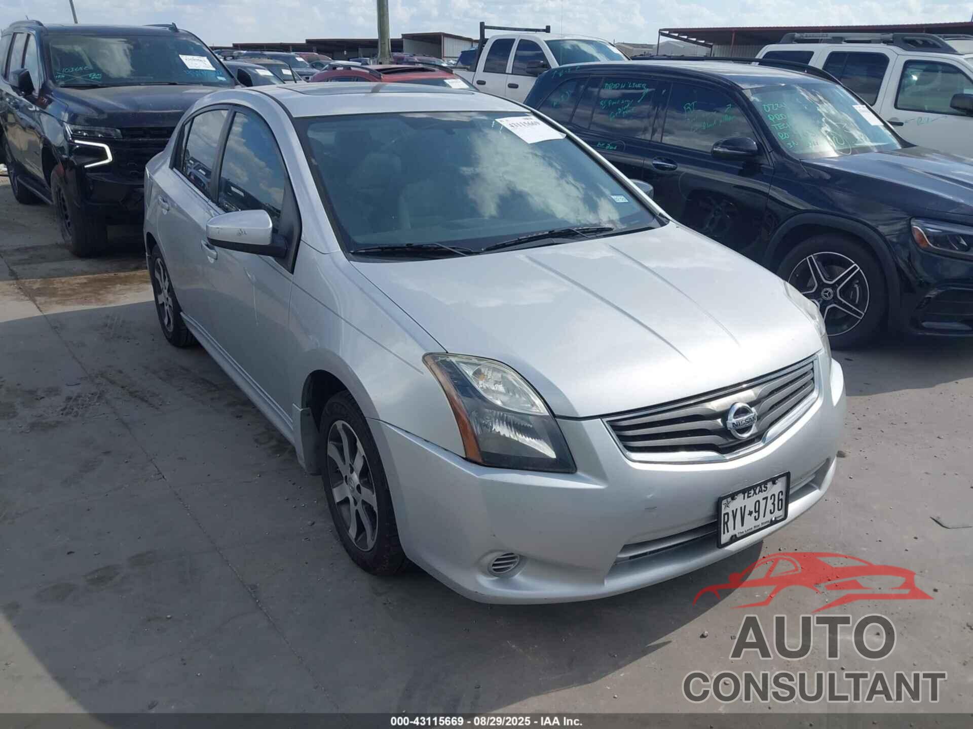 NISSAN SENTRA 2011 - 3N1AB6APXBL725823