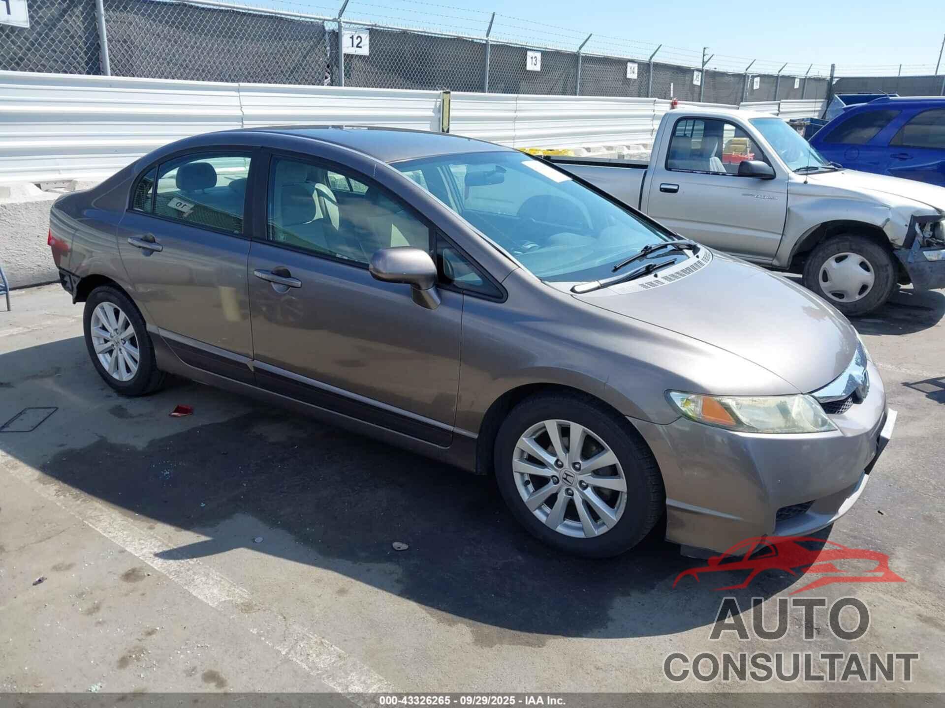 HONDA CIVIC 2009 - 1HGFA16539L007697