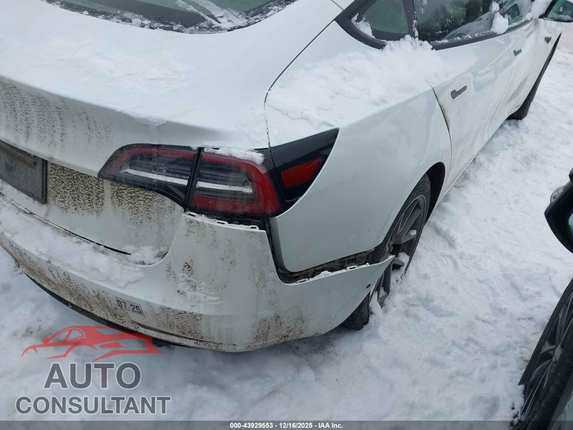 TESLA MODEL 3 2021 - 5YJ3E1EA3MF906222