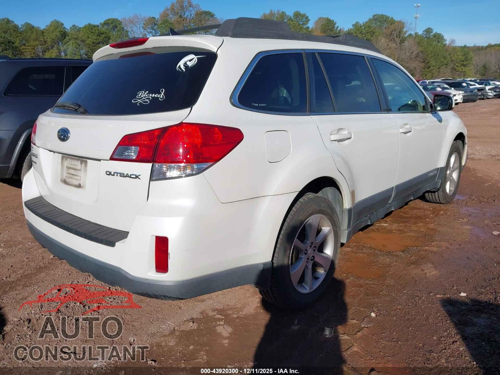 SUBARU OUTBACK 2014 - 4S4BRCMC8E3308555