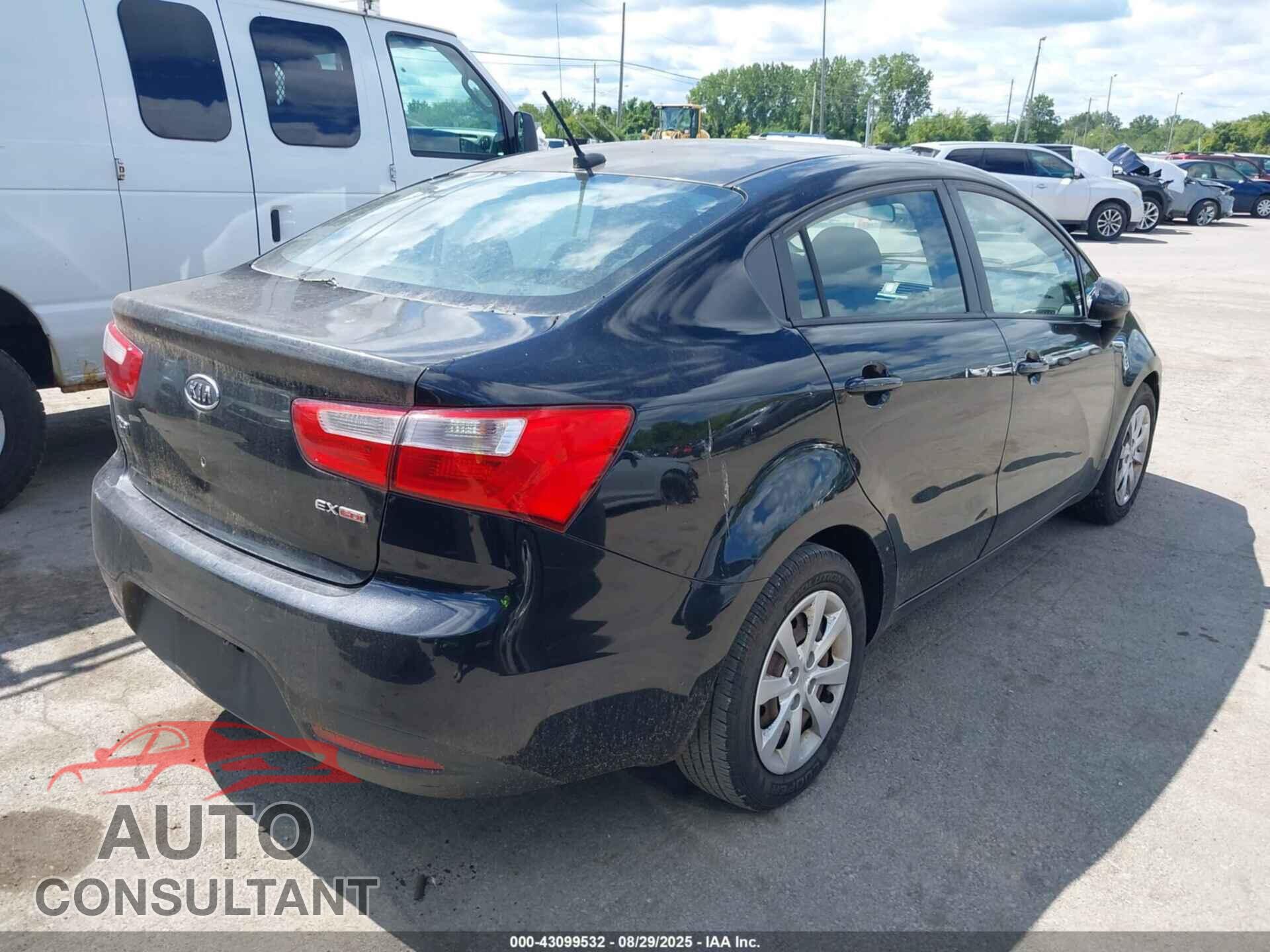 KIA RIO 2012 - KNADN4A39C6071876
