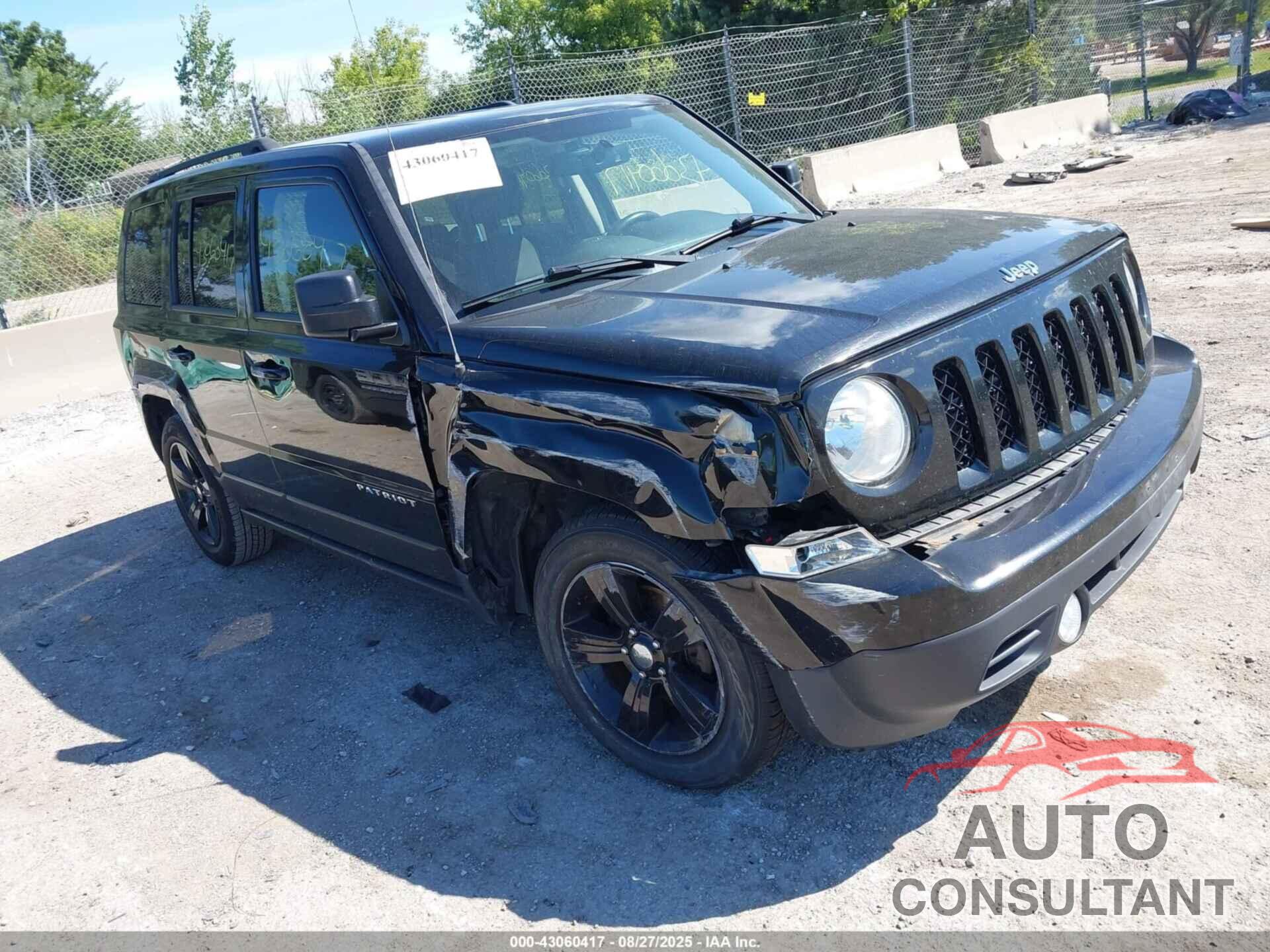 JEEP PATRIOT 2017 - 1C4NJPFB7HD183616