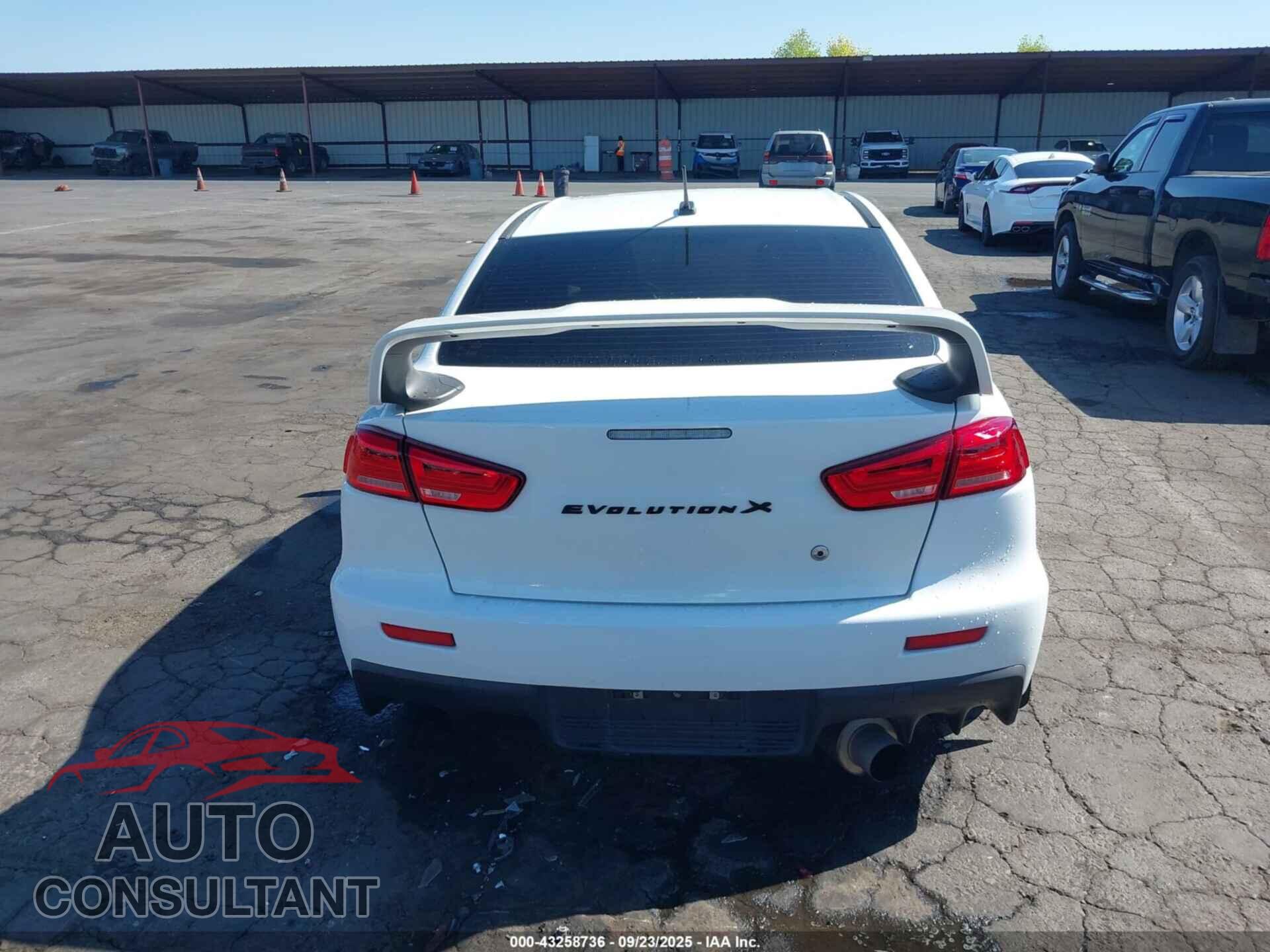 MITSUBISHI LANCER EVOLUTION 2011 - JA32W8FV3BU046554