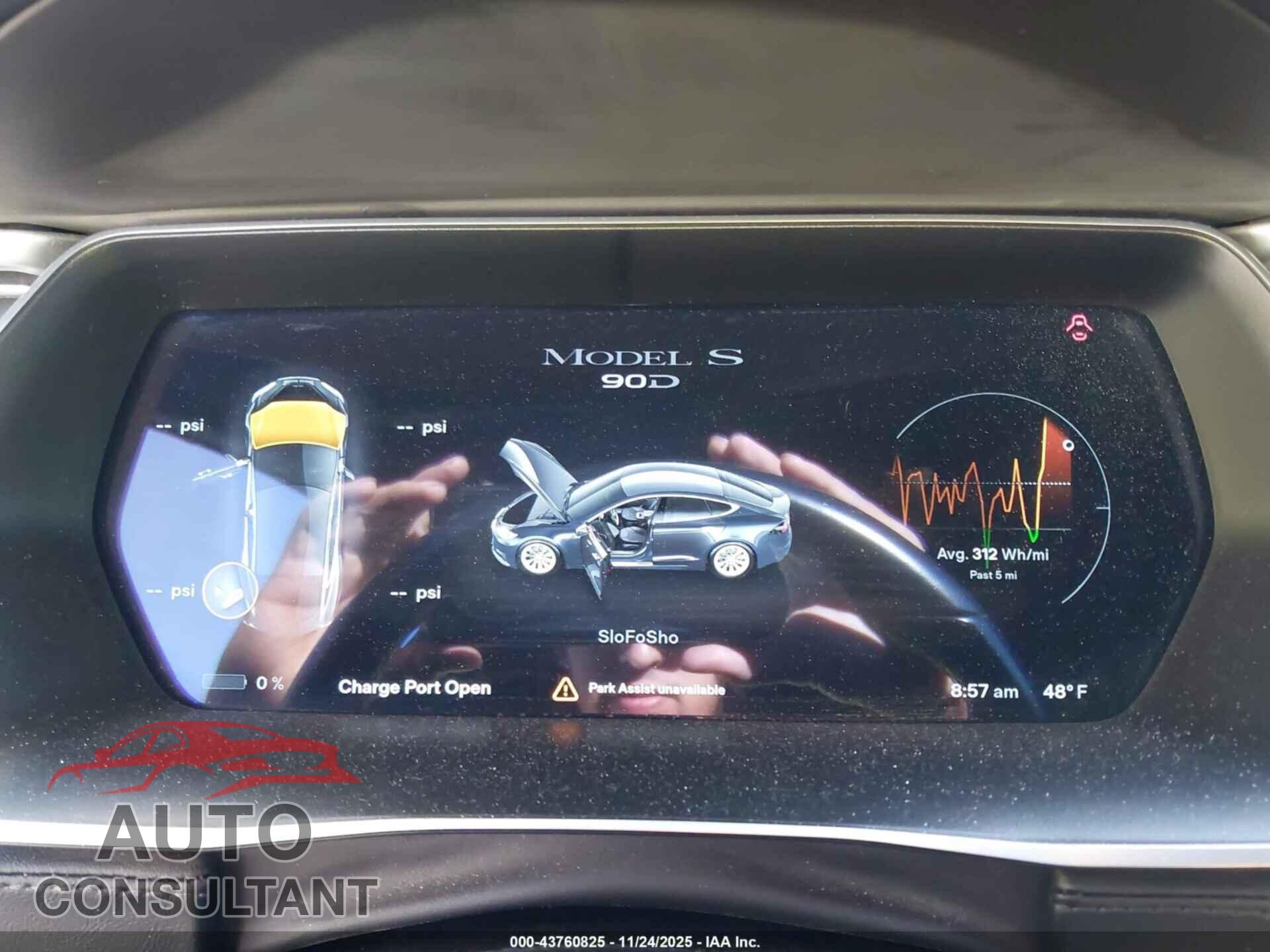 TESLA MODEL S 2017 - 5YJSA1E21HF196002
