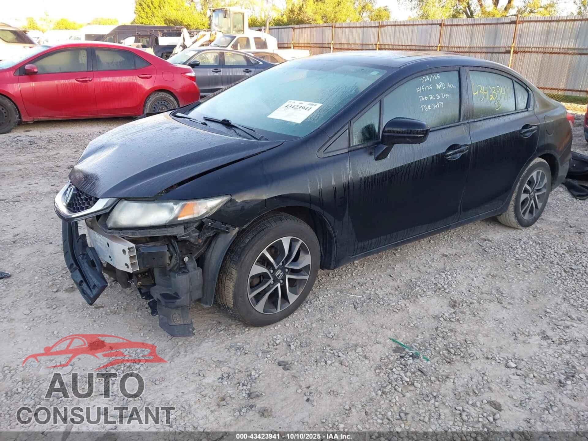 HONDA CIVIC 2014 - 19XFB2F82EE200812