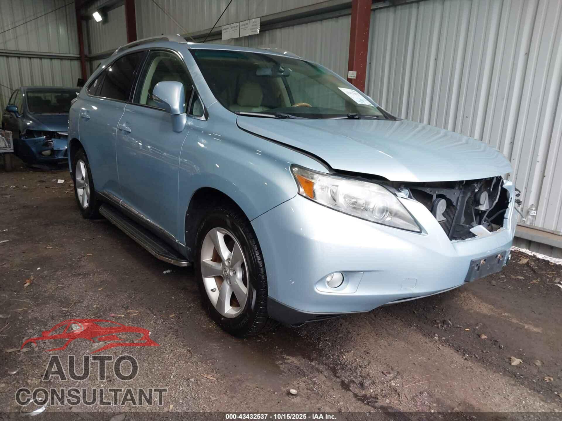 LEXUS RX 350 2011 - 2T2BK1BA3BC099111