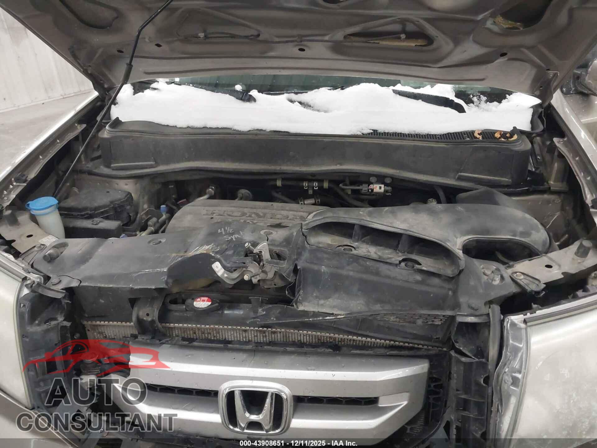 HONDA PILOT 2011 - 5FNYF4H53BB065941