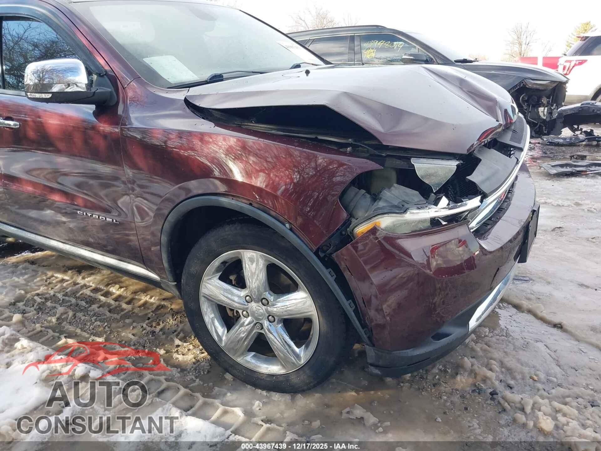DODGE DURANGO 2012 - 1C4RDJEG5CC336544