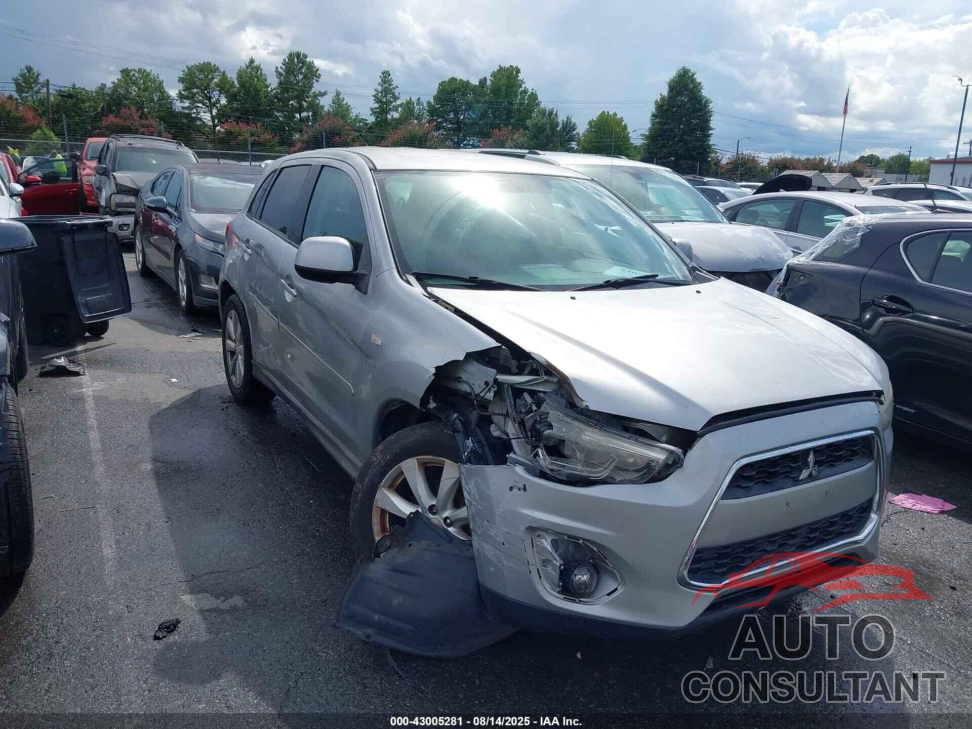 MITSUBISHI OUTLANDER SPORT 2014 - 4A4AP3AU6EE002924
