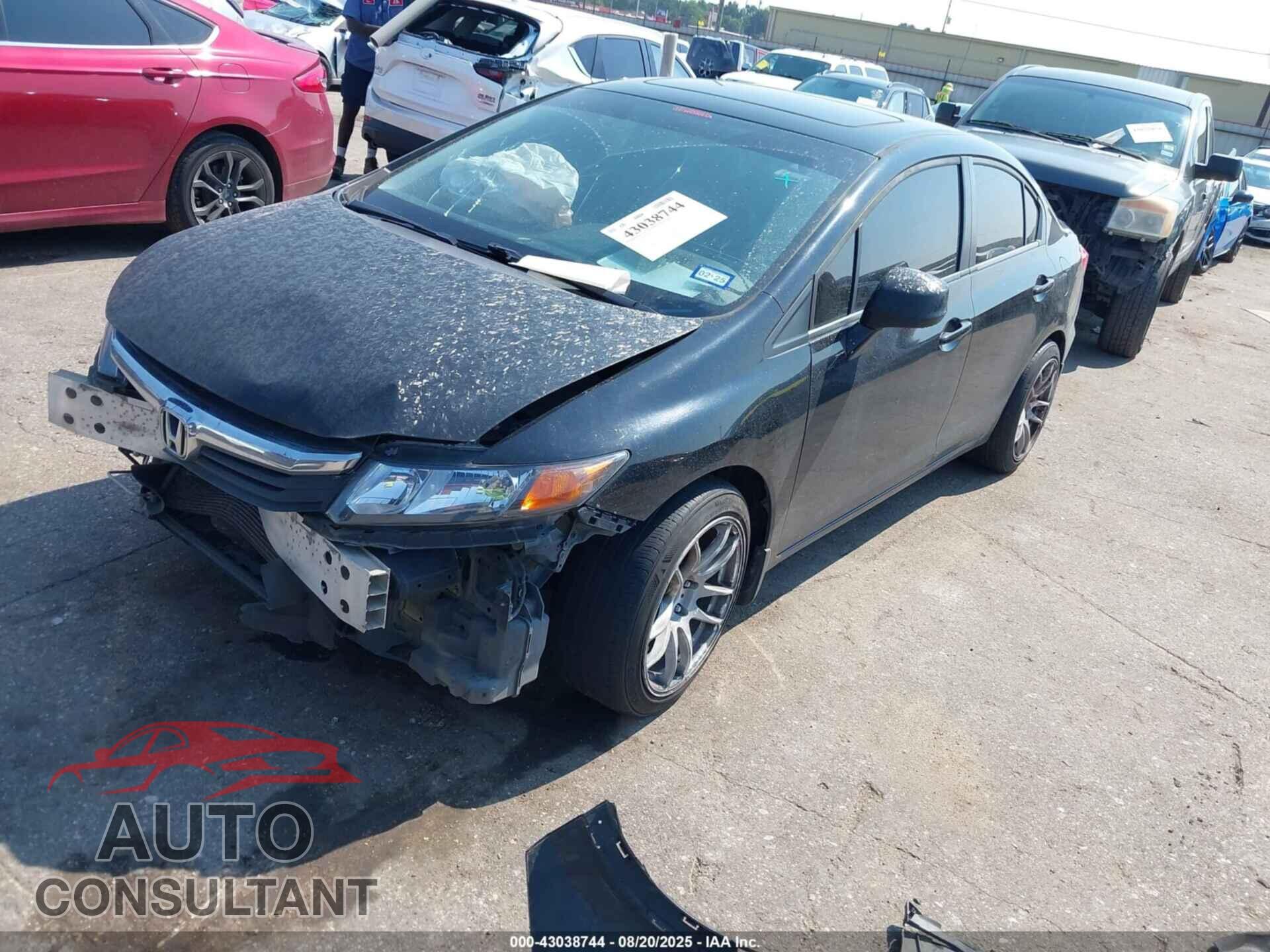 HONDA CIVIC 2012 - 19XFB2F98CE066104