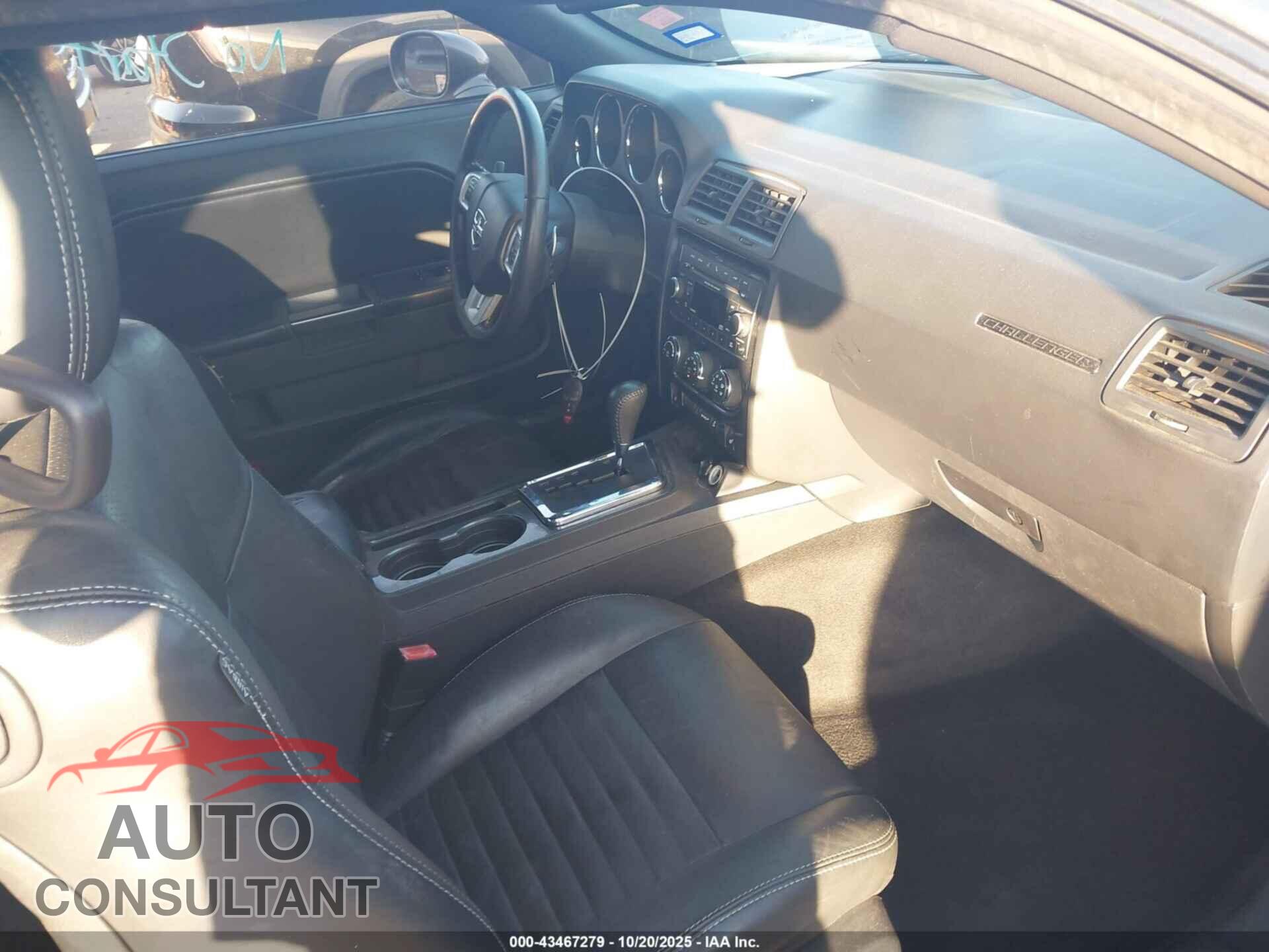 DODGE CHALLENGER 2012 - 2C3CDYAG7CH135332