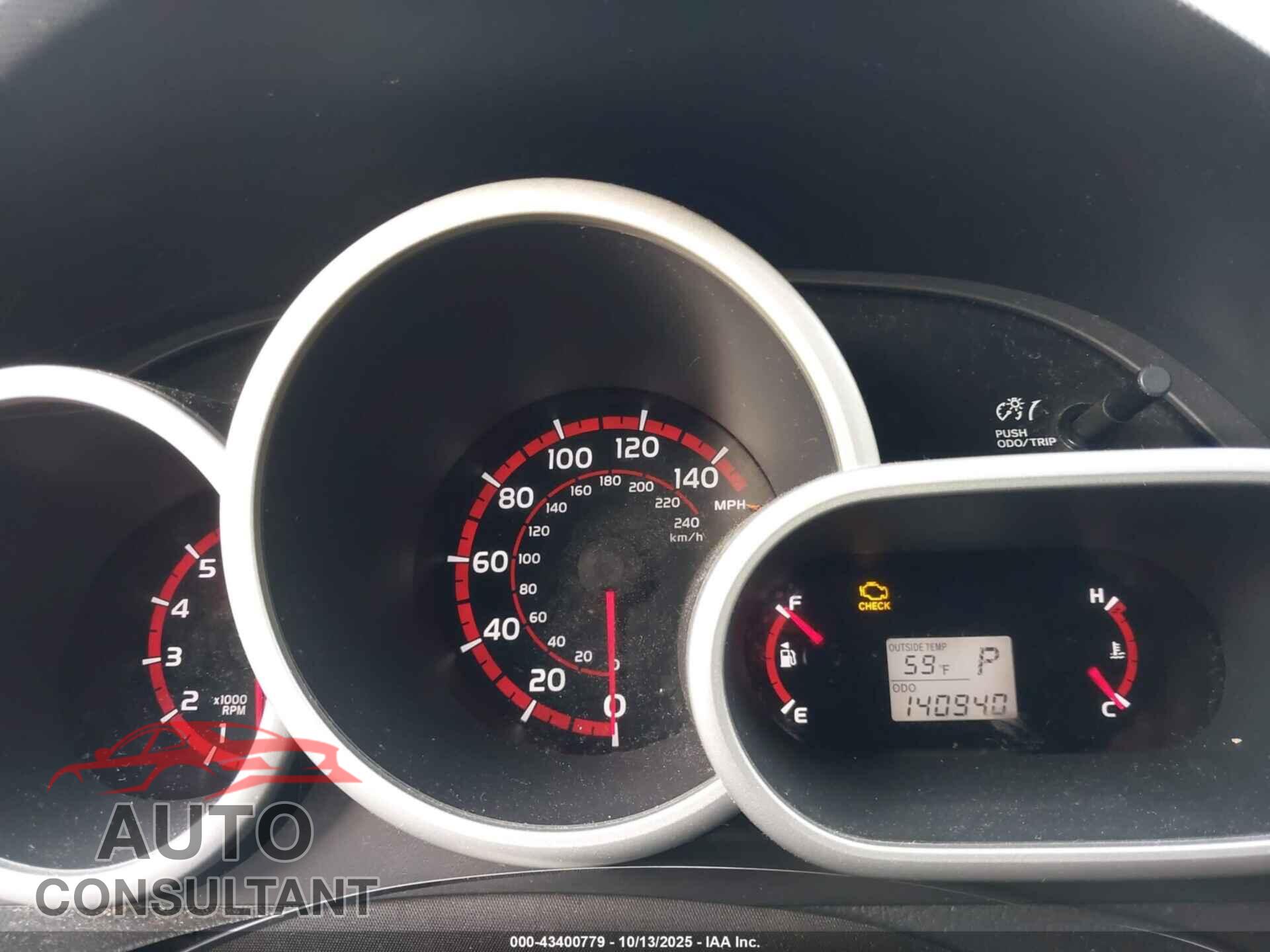 TOYOTA MATRIX 2009 - 2T1LE40E19C010248