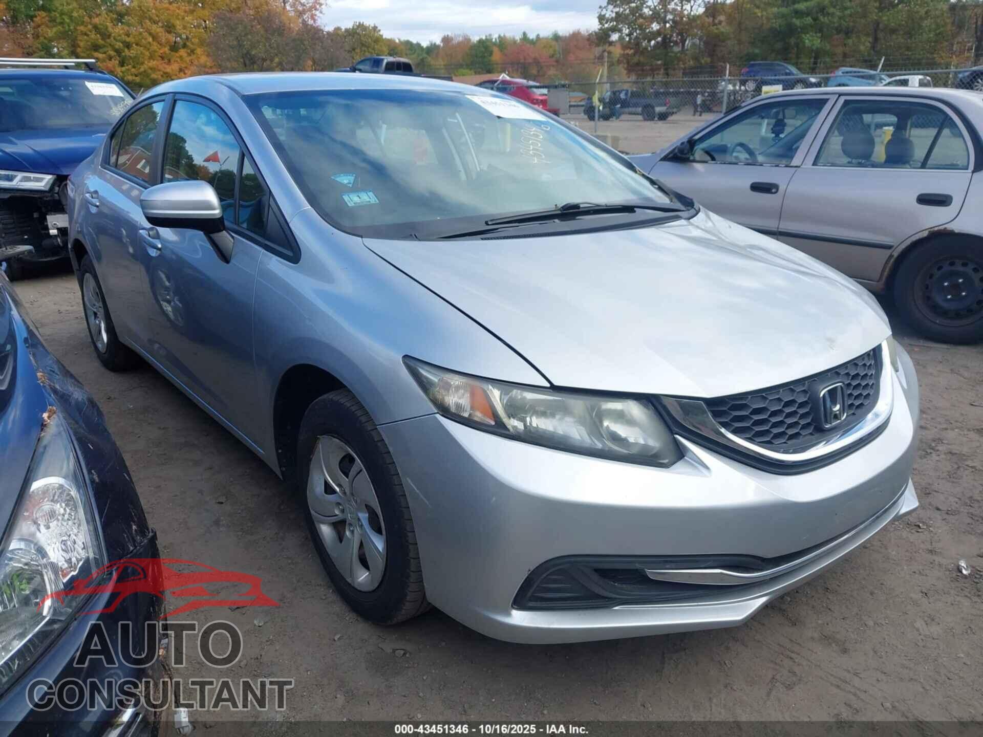 HONDA CIVIC 2014 - 19XFB2F51EE225836