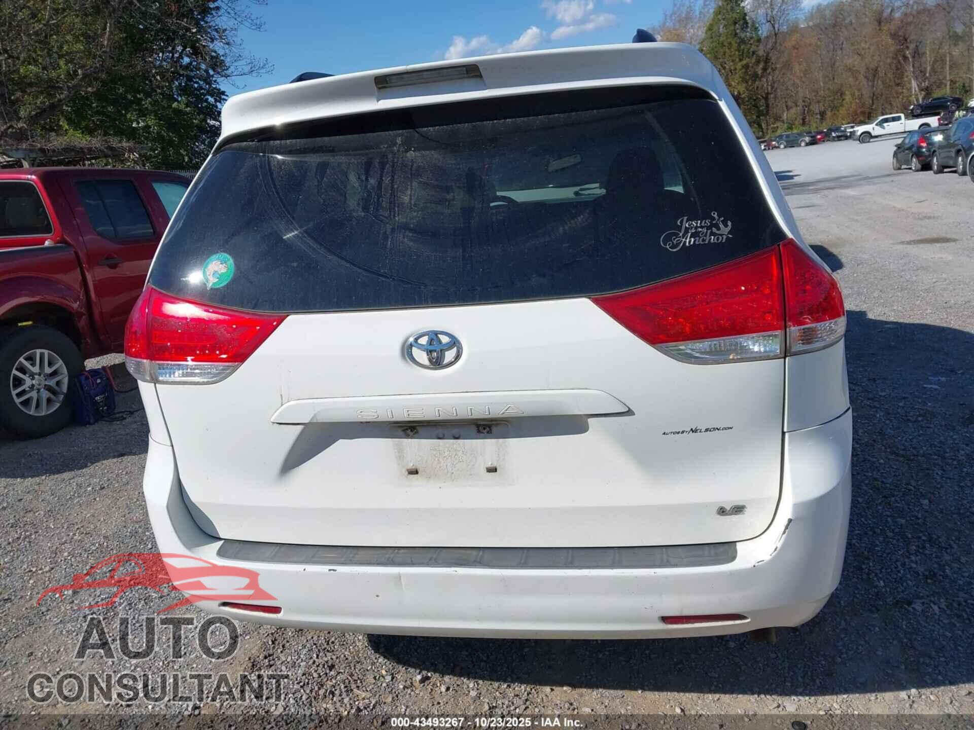 TOYOTA SIENNA 2011 - 5TDKK3DCXBS113365