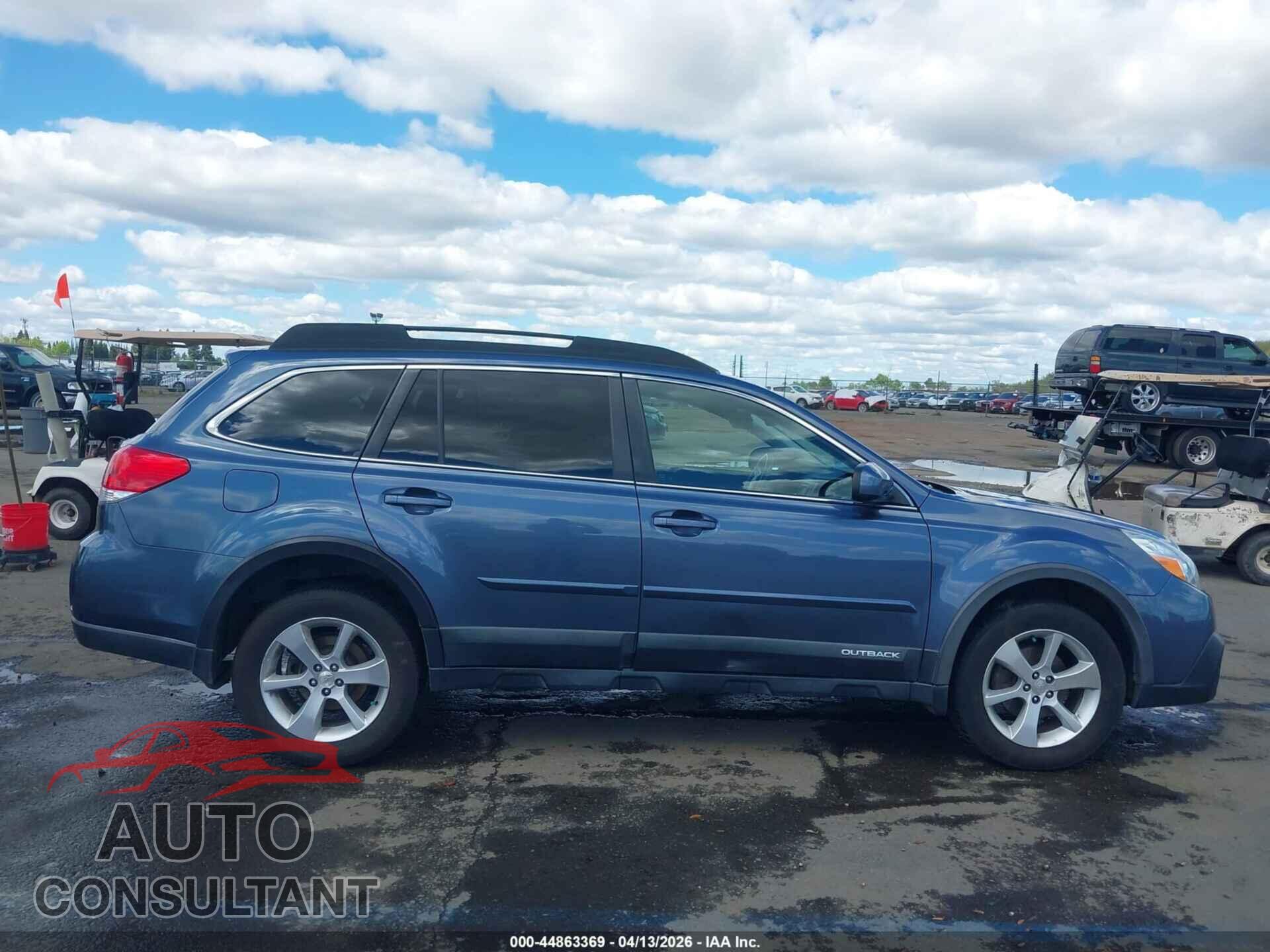 SUBARU OUTBACK 2014 - 4S4BRBLC5E3229727