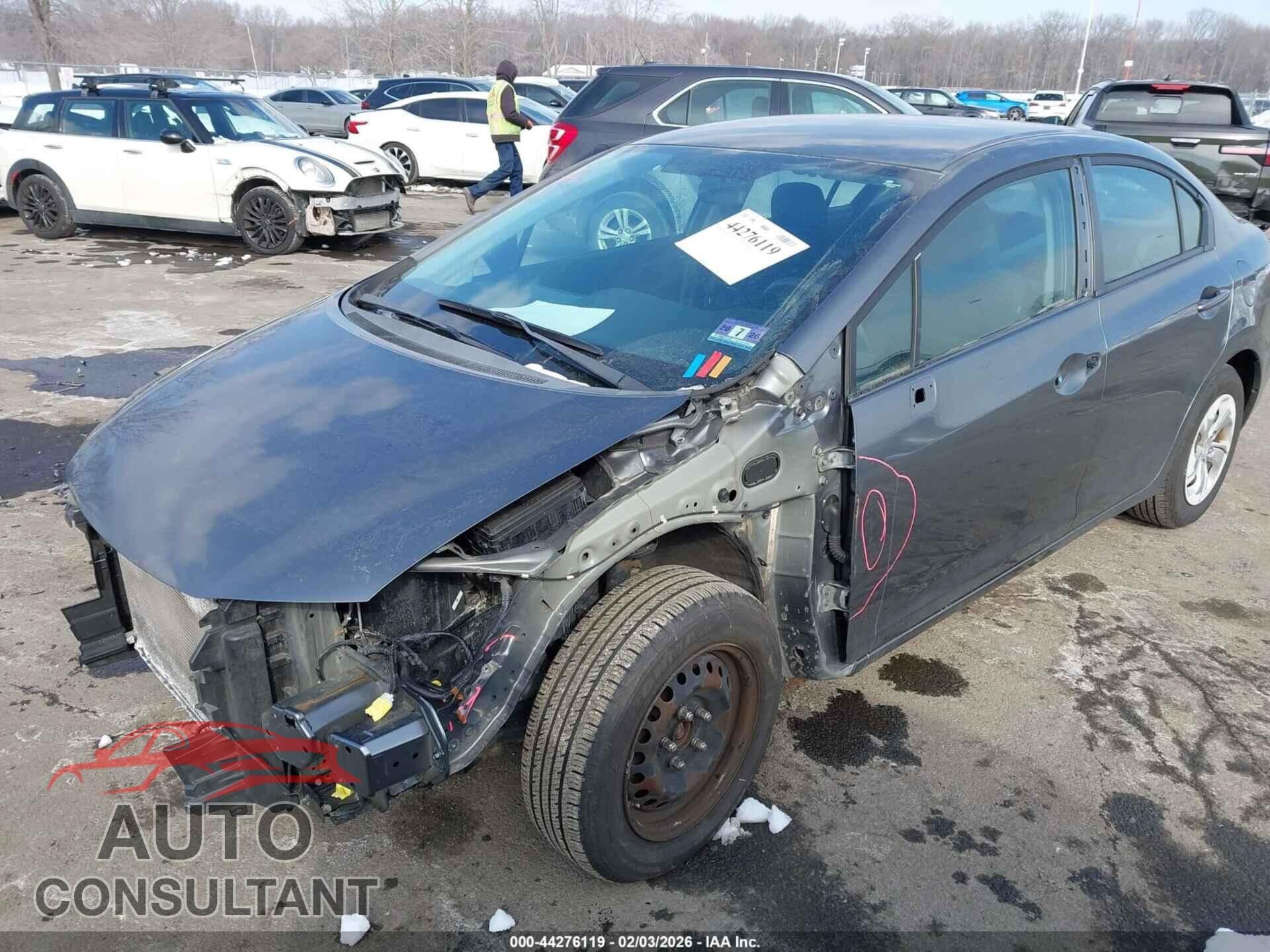 HONDA CIVIC 2013 - 19XFB2F58DE256497