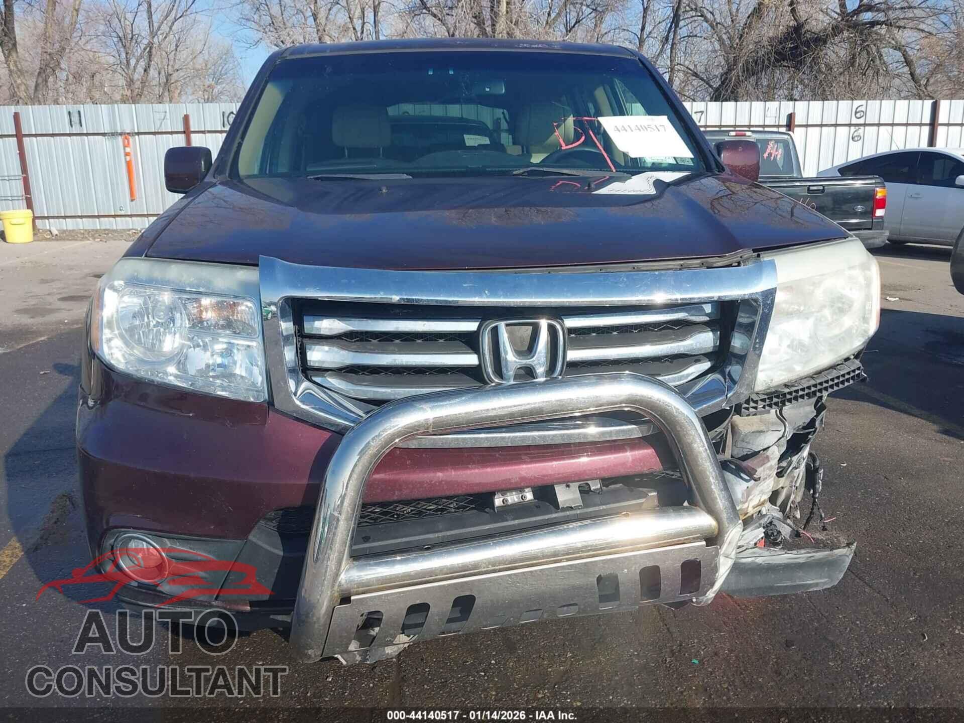 HONDA PILOT 2012 - 5FNYF4H52CB080559