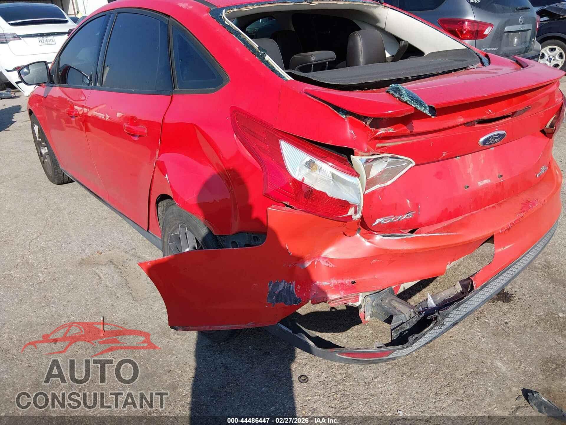 FORD FOCUS 2013 - 1FADP3F2XDL144446