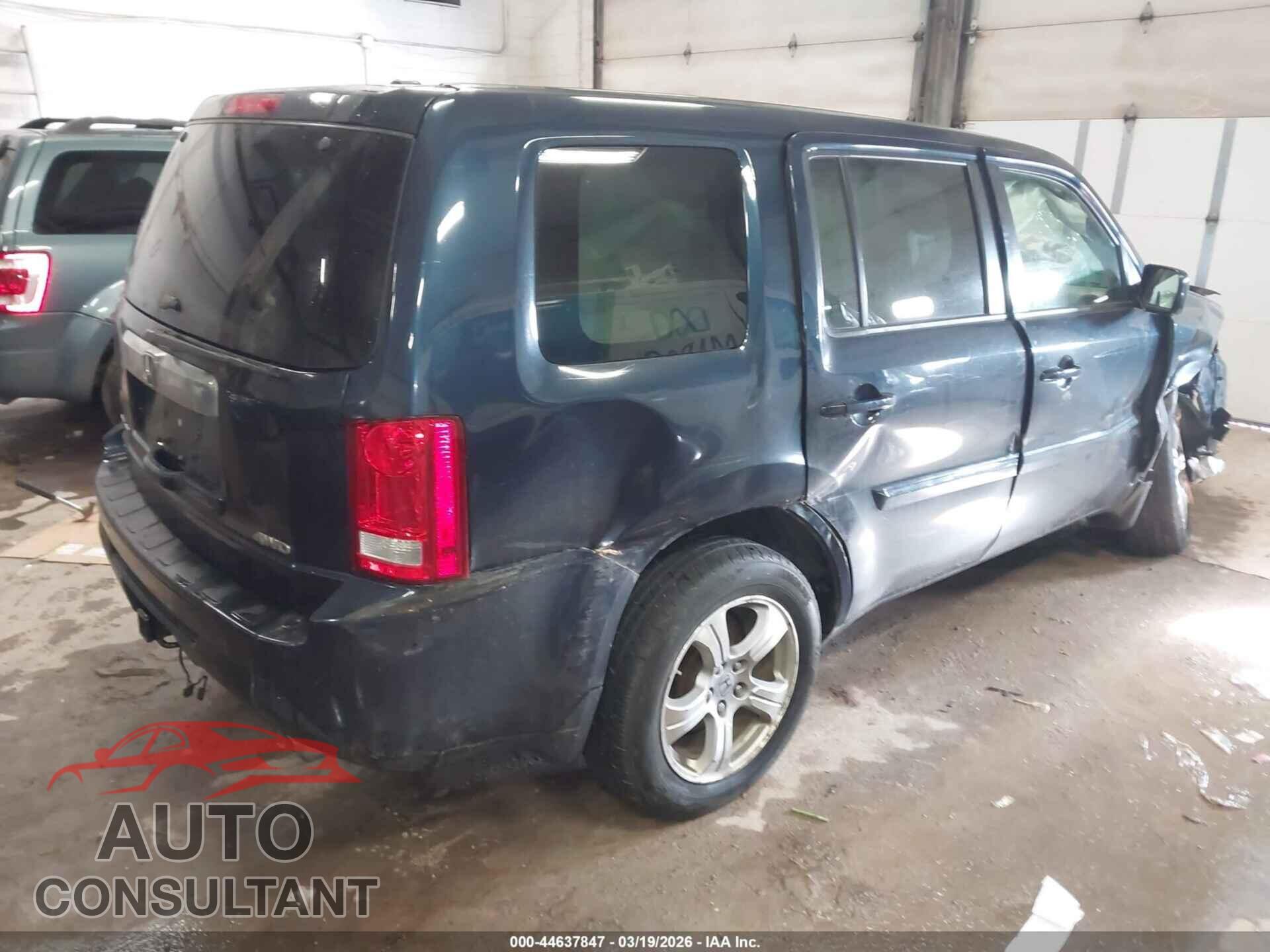 HONDA PILOT 2012 - 5FNYF4H67CB075026