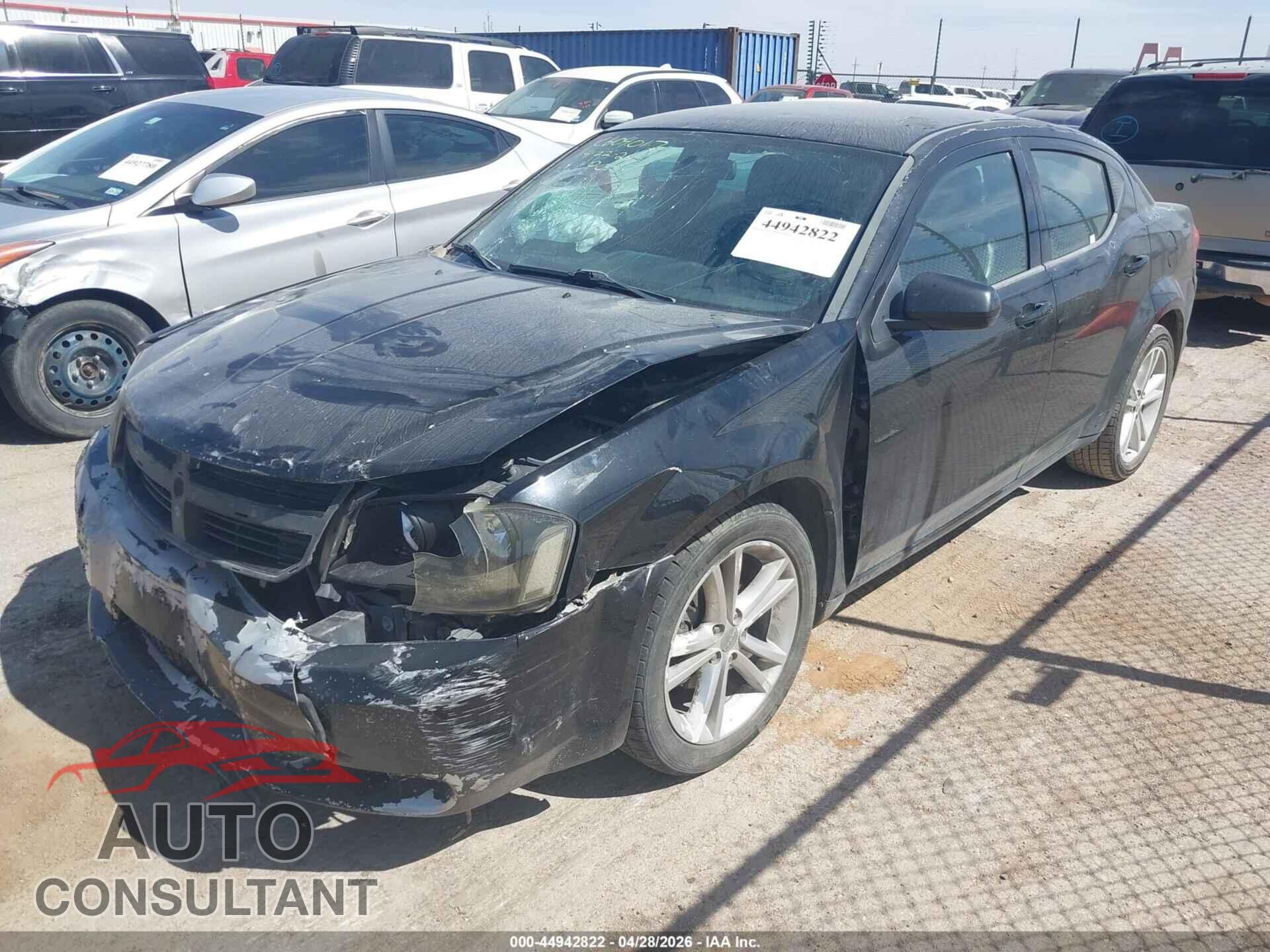 DODGE AVENGER 2013 - 1C3CDZCB4DN611388