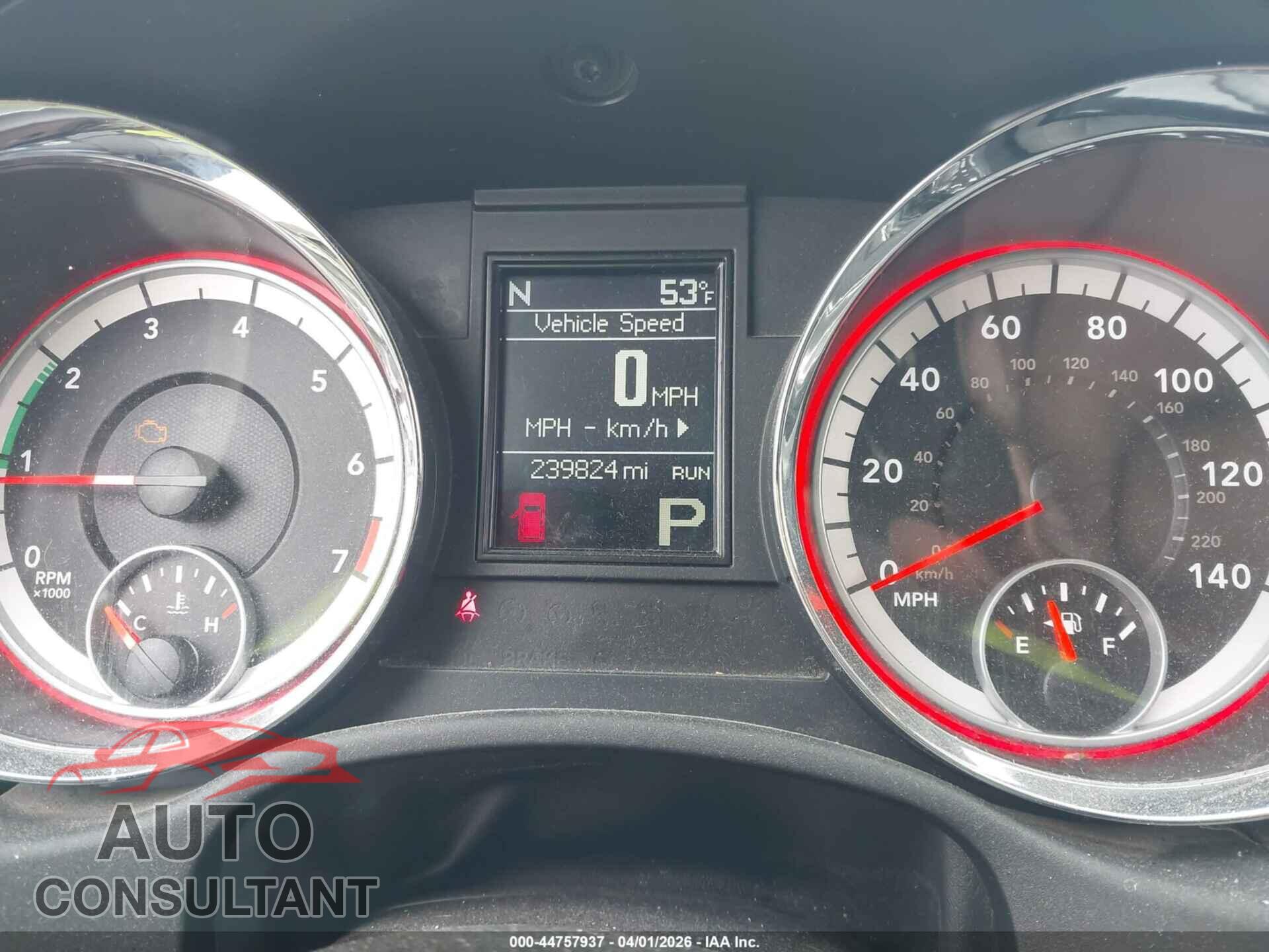 DODGE DURANGO 2013 - 1C4RDHAG8DC617124