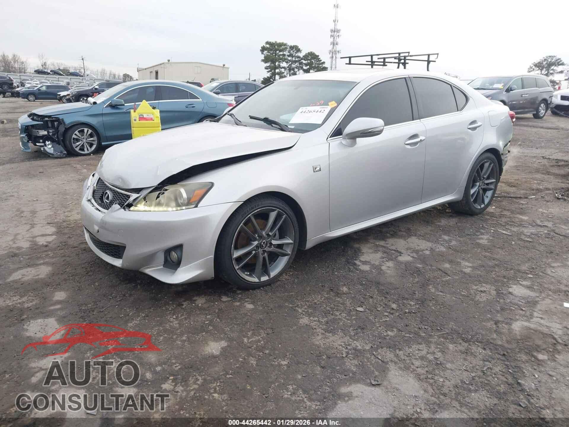 LEXUS IS 250 2012 - JTHBF5C21C5157592