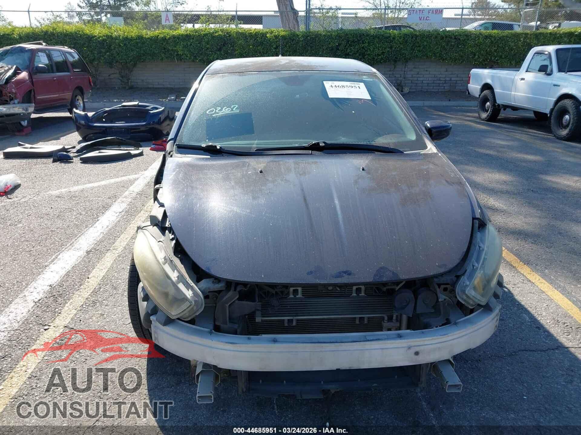 DODGE DART 2015 - 1C3CDFBB3FD403575