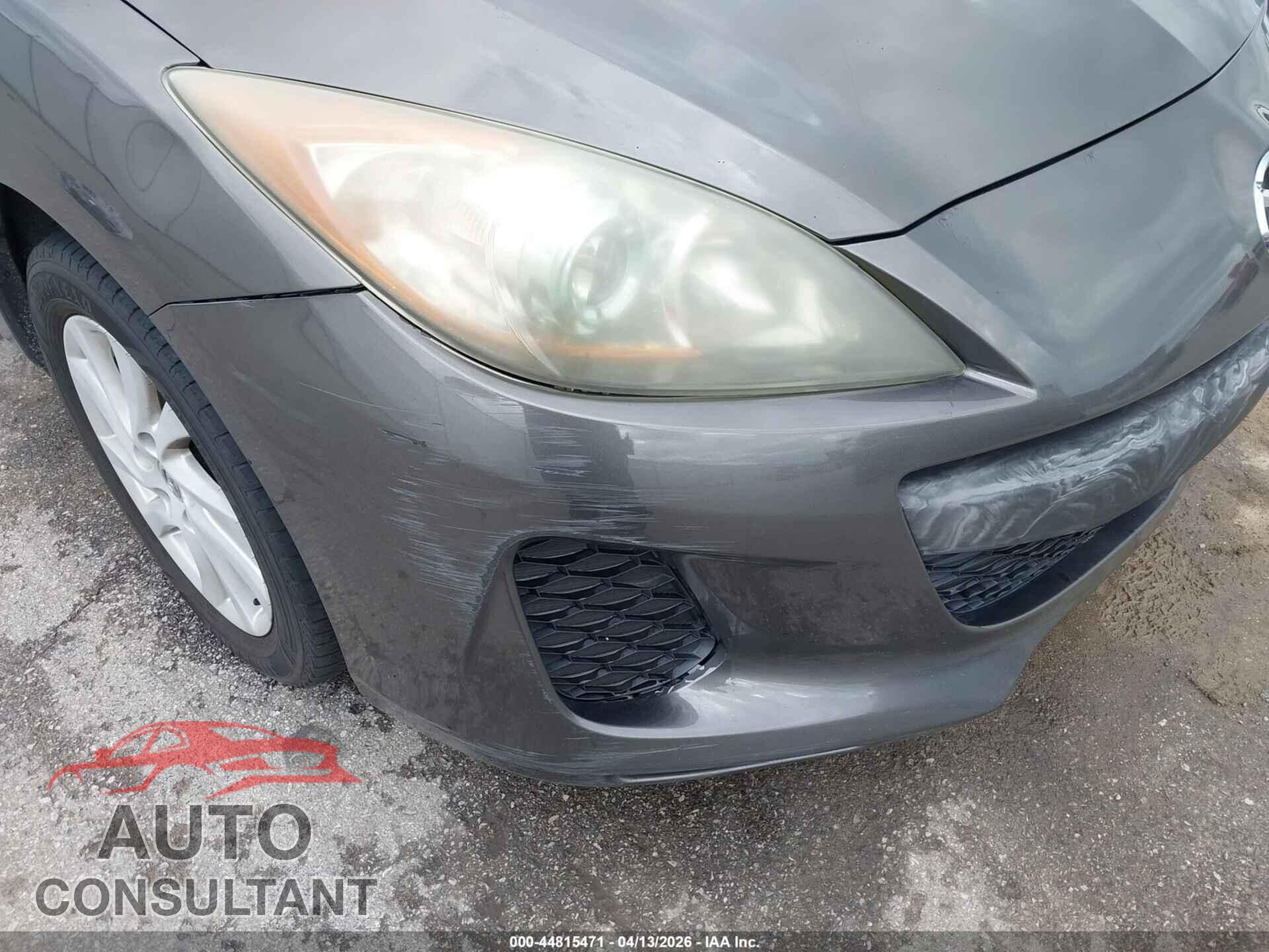 MAZDA MAZDA3 2012 - JM1BL1L86C1636573