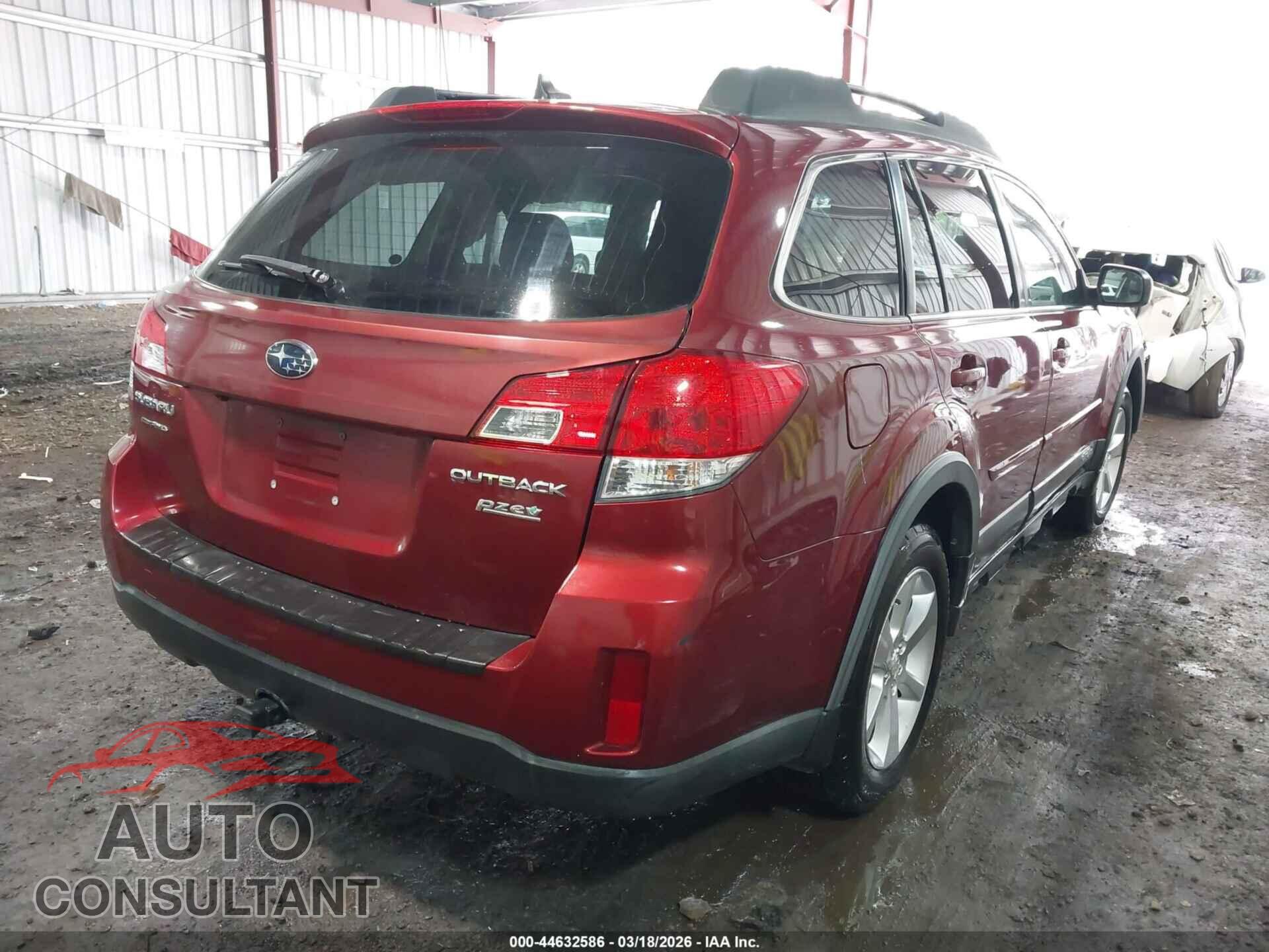 SUBARU OUTBACK 2014 - 4S4BRBLC4E3309228
