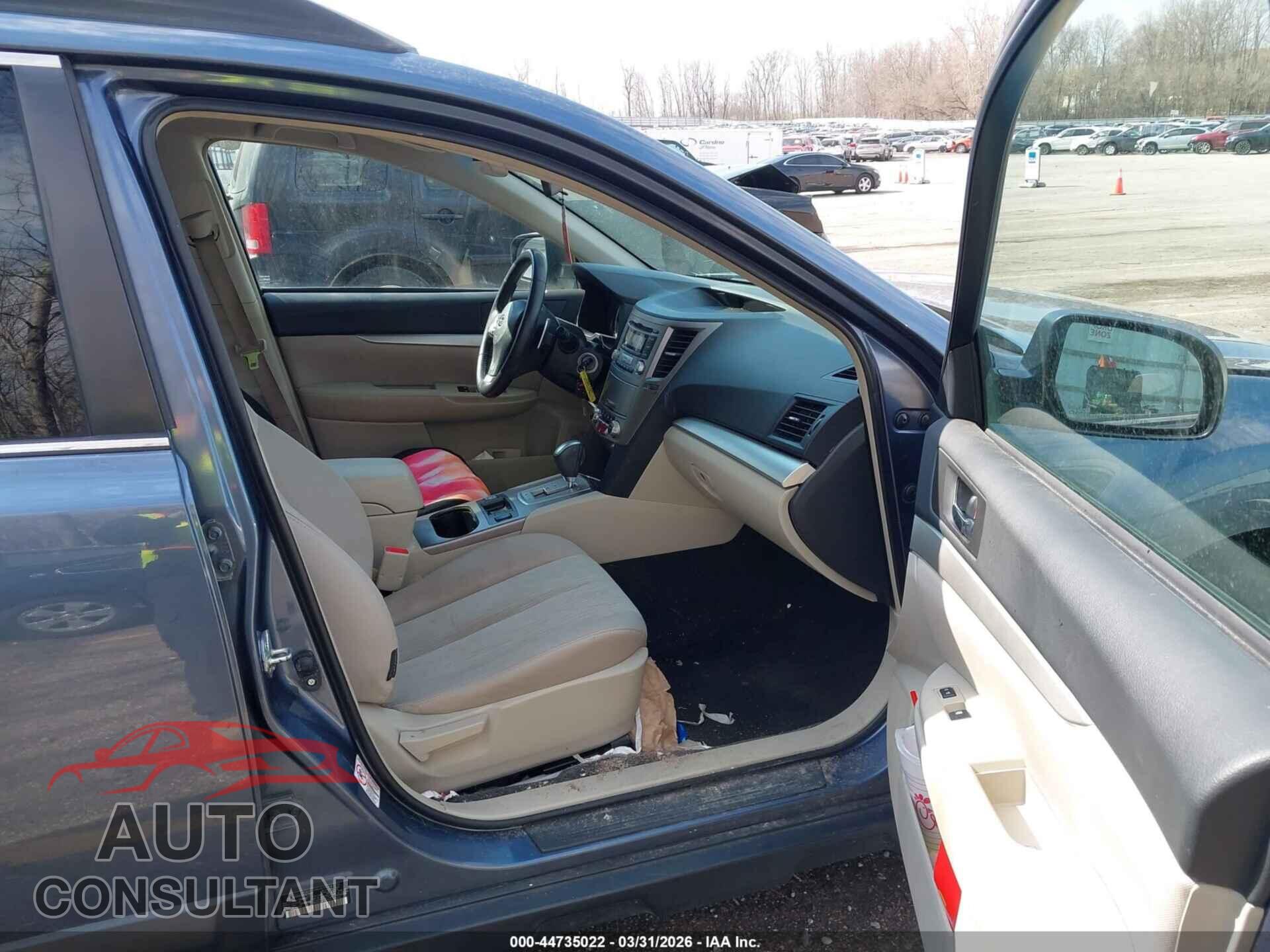 SUBARU OUTBACK 2013 - 4S4BRBCC2D3311252