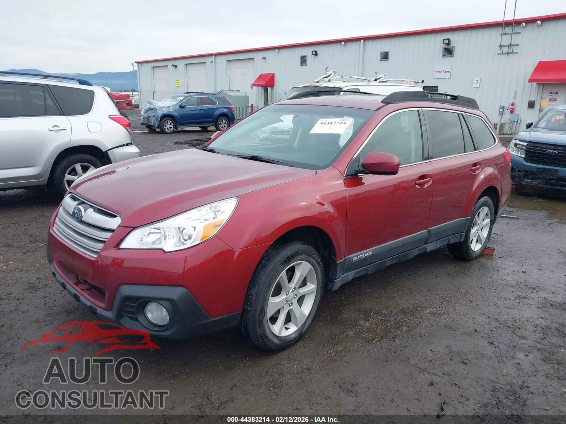 SUBARU OUTBACK 2013 - 4S4BRBGC8D3239175