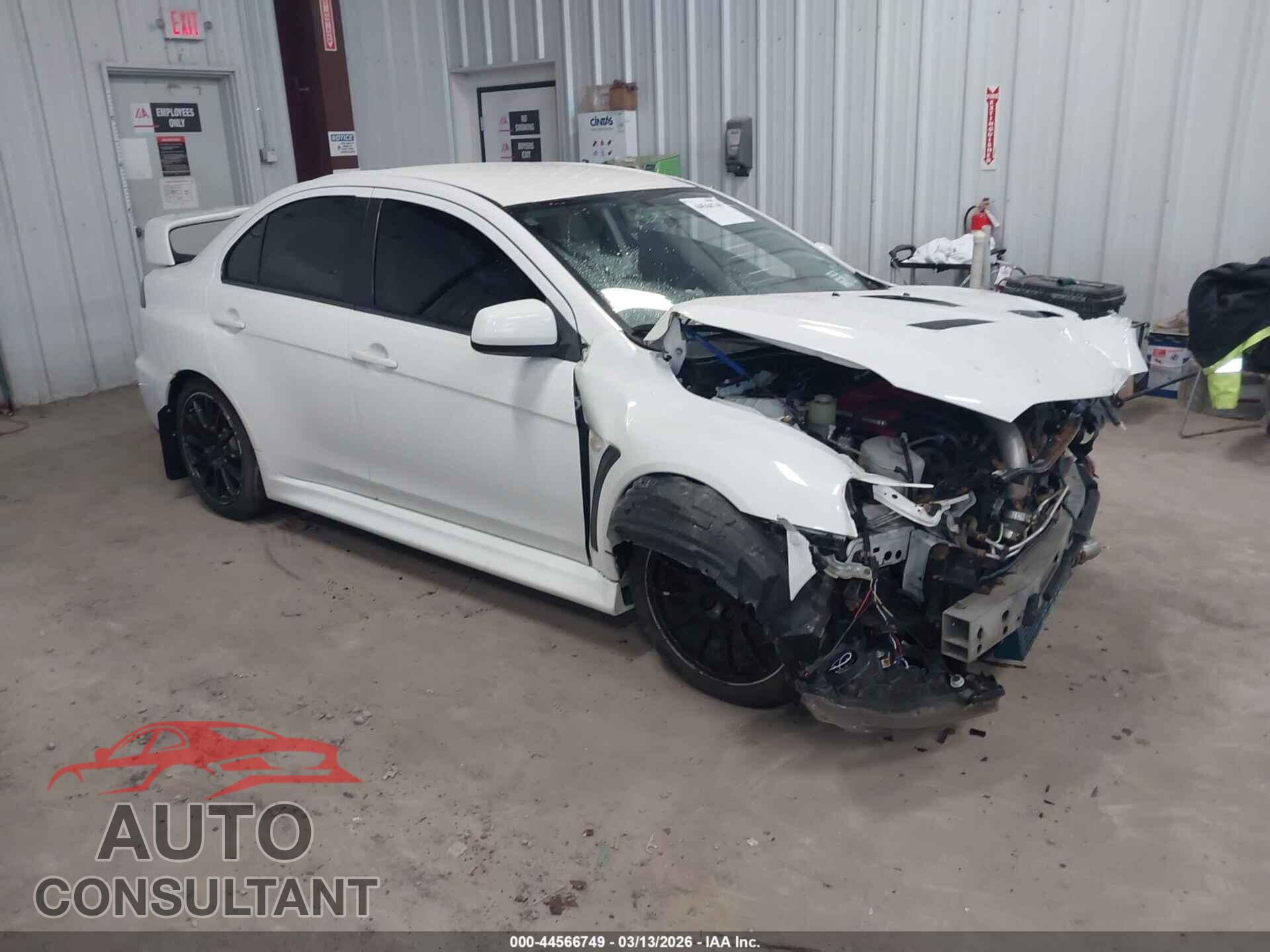 MITSUBISHI LANCER EVOLUTION 2011 - JA32W8FV0BU032918