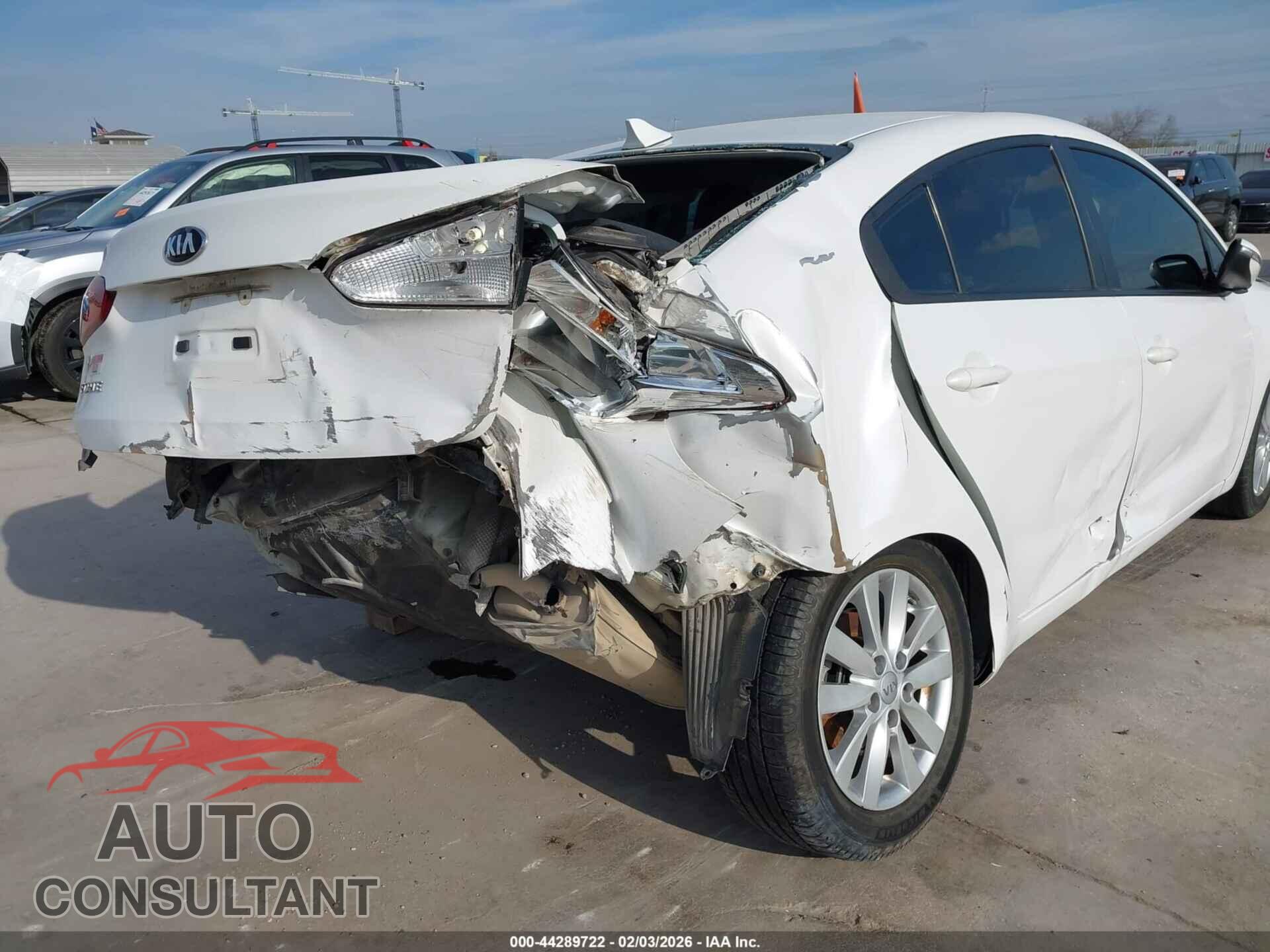 KIA FORTE 2014 - KNAFX4A69E5129524