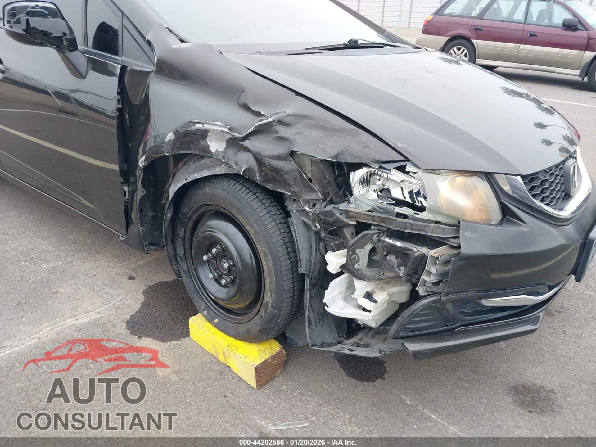 HONDA CIVIC 2013 - 19XFB2F52DE258326