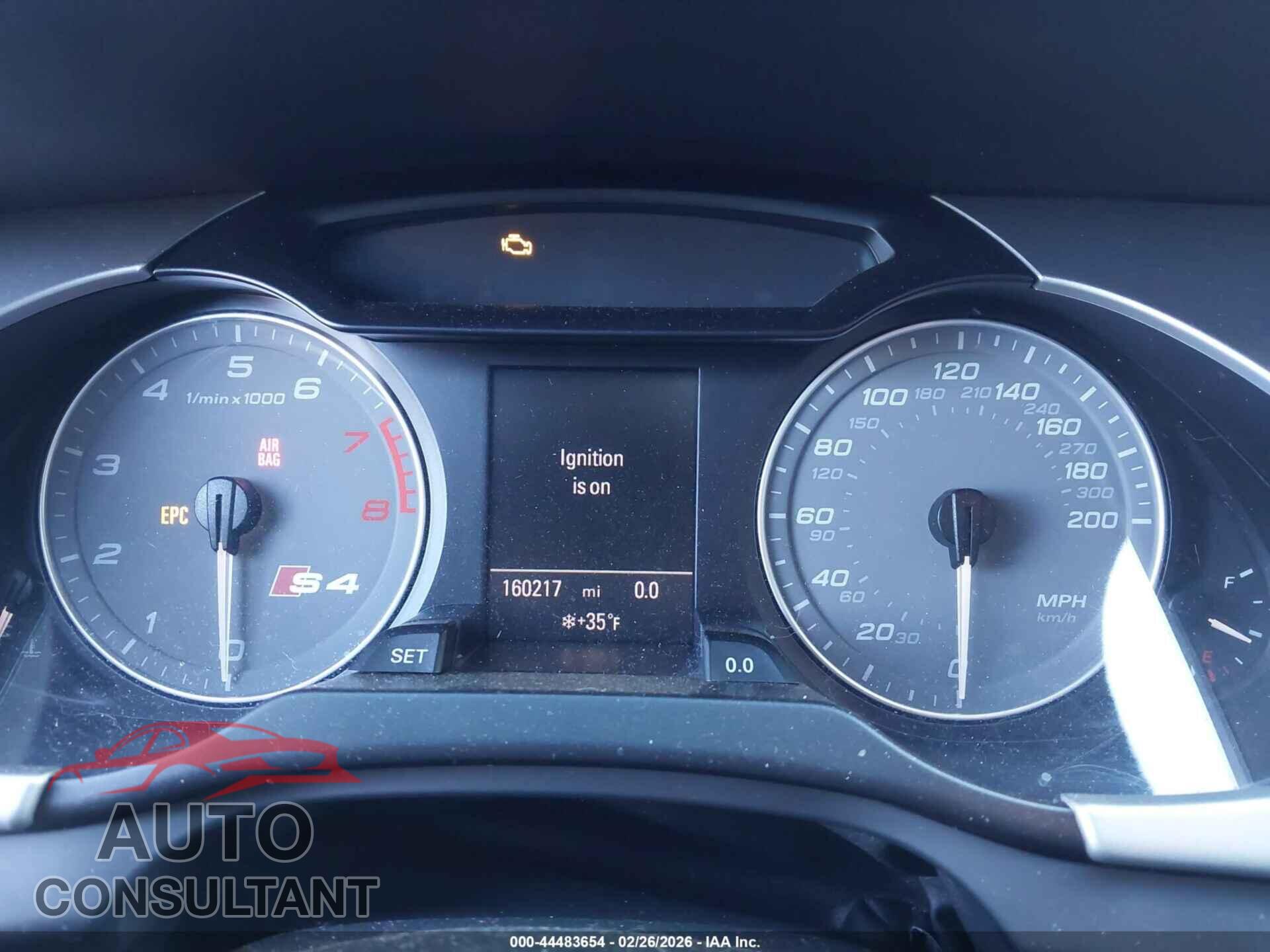 AUDI S4 2012 - WAUDGAFLXCA111235